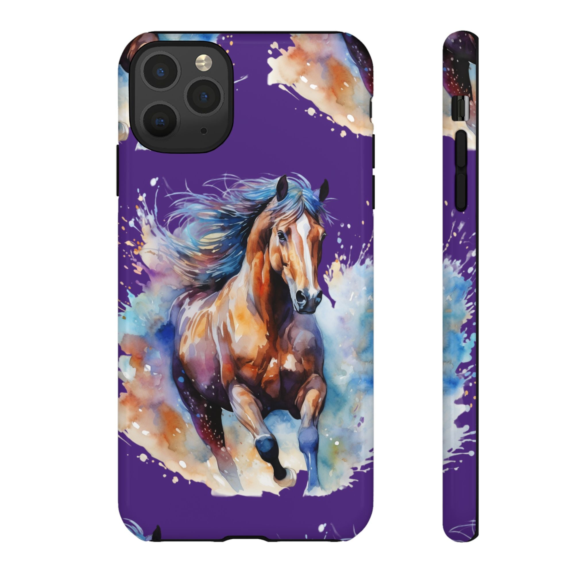 Colorful Horse Phone Case | Impact-Resistant, UV Protected, Horse Iphone Samsung Galaxy Case