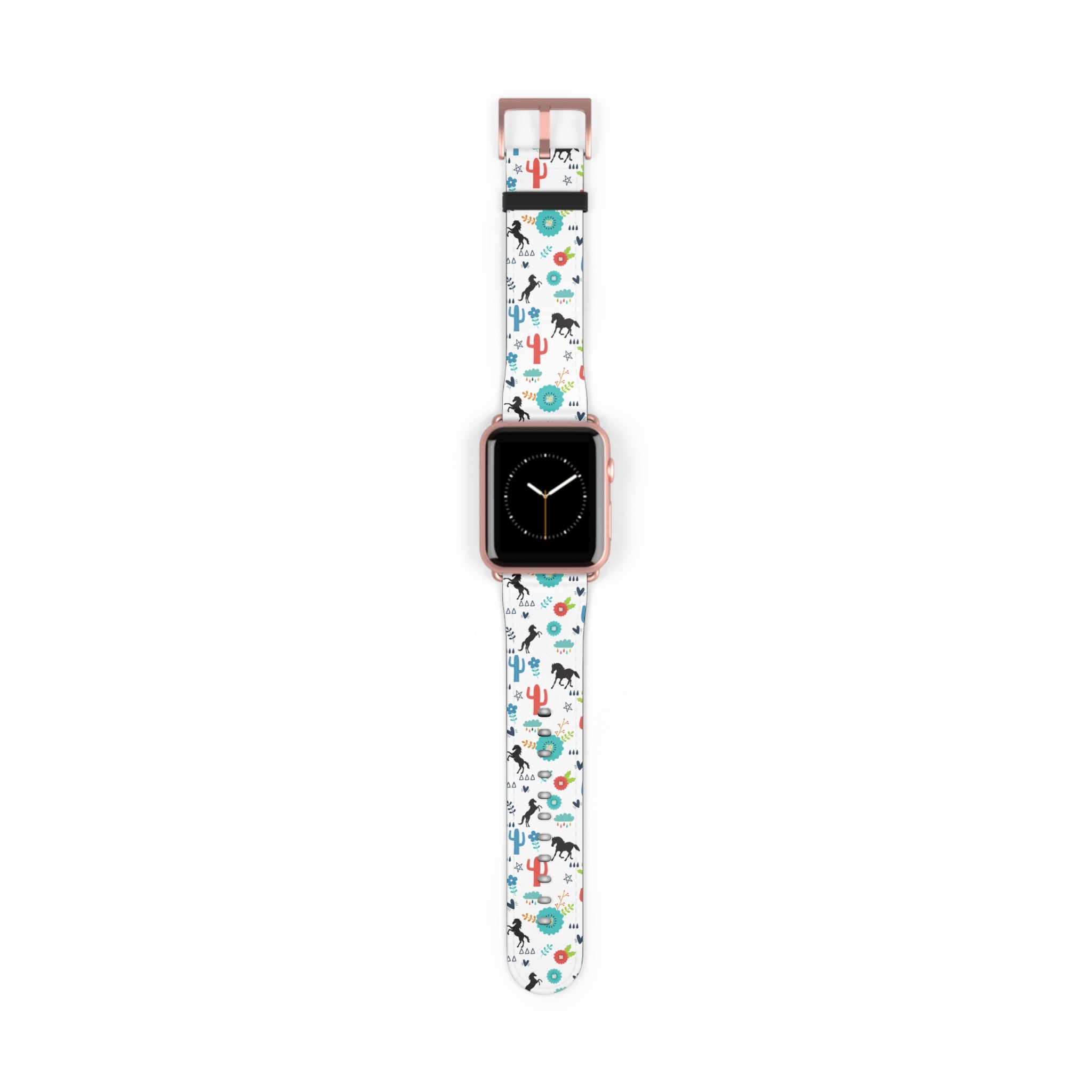 Horse Watch Band, Colorful Boho Western Apple Watch Strap for Cowgirls & Horse Lovers,