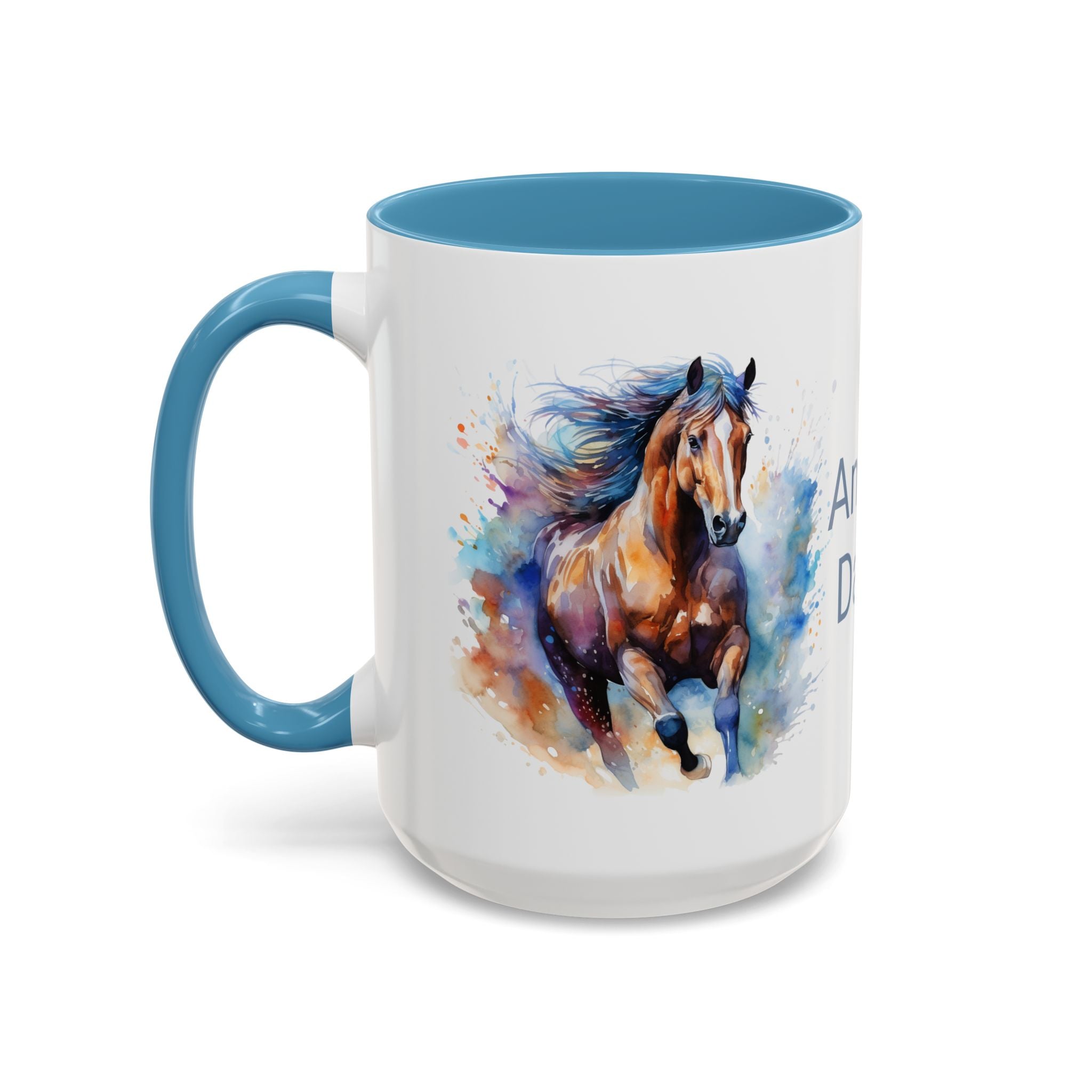 Personalized Horse Coffee Mug | Custom Name Mug for Horse Lovers & Cowgirls, Birthday Horse gift