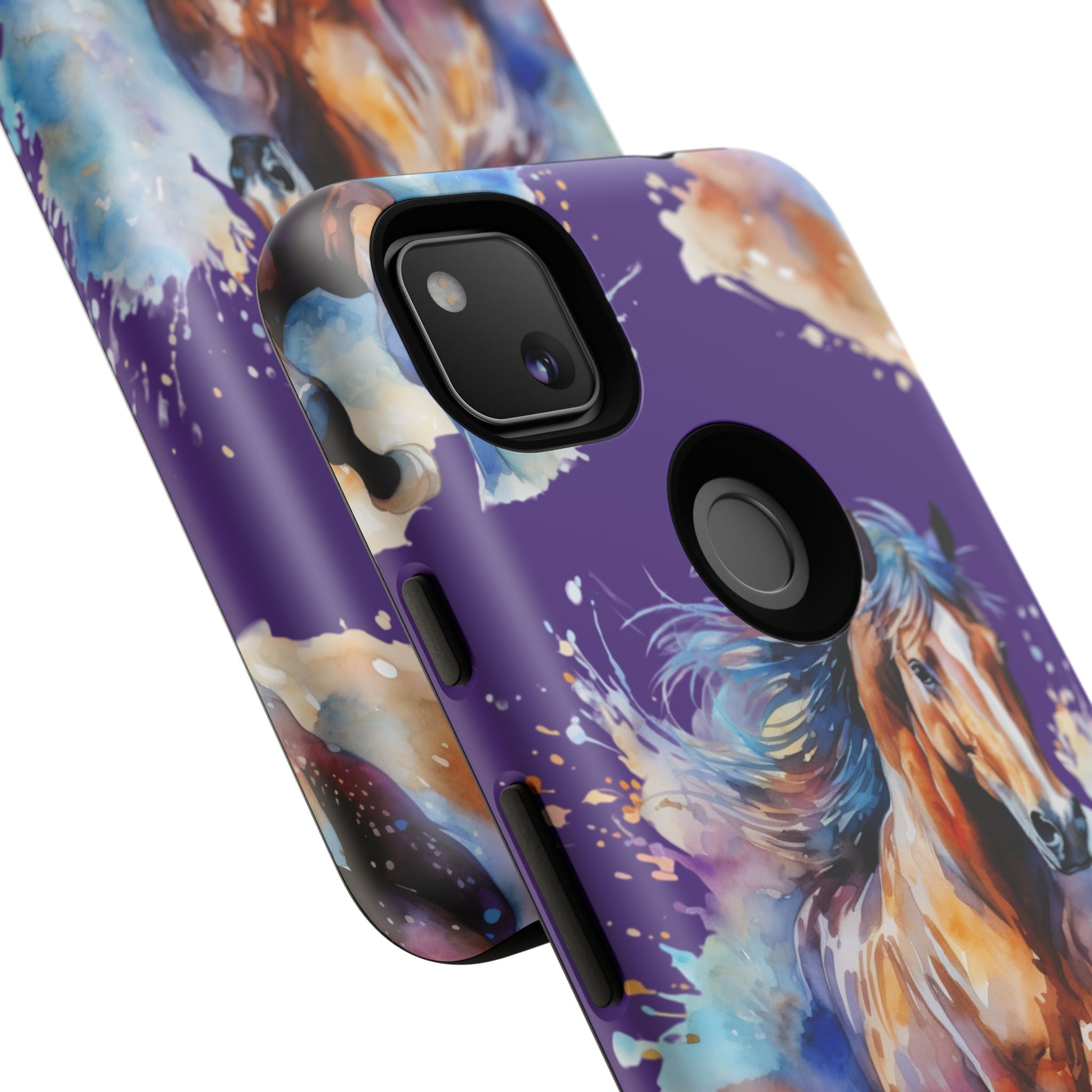 Colorful Horse Phone Case | Impact-Resistant, UV Protected, Horse Iphone Samsung Galaxy Case