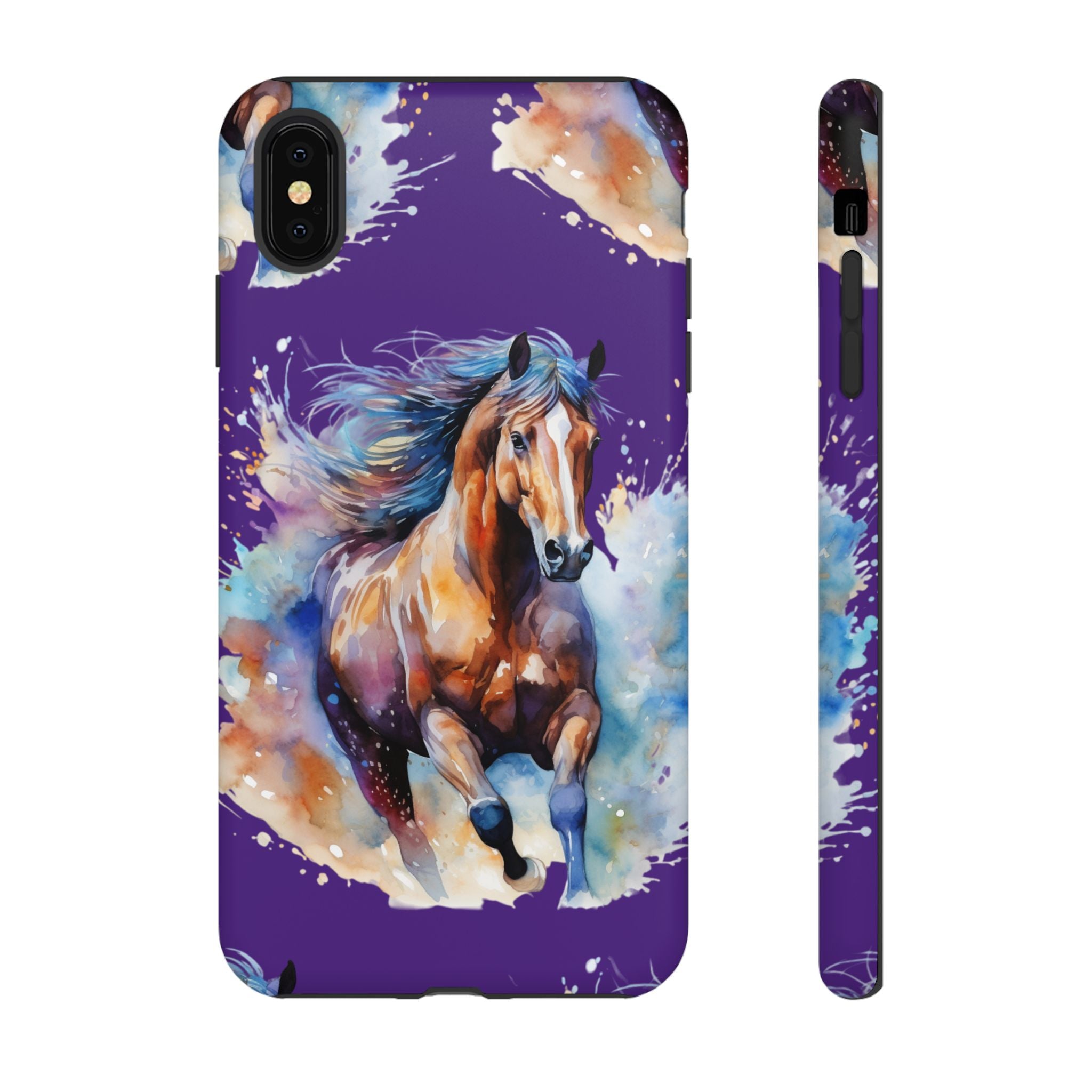 Colorful Horse Phone Case | Impact-Resistant, UV Protected, Horse Iphone Samsung Galaxy Case