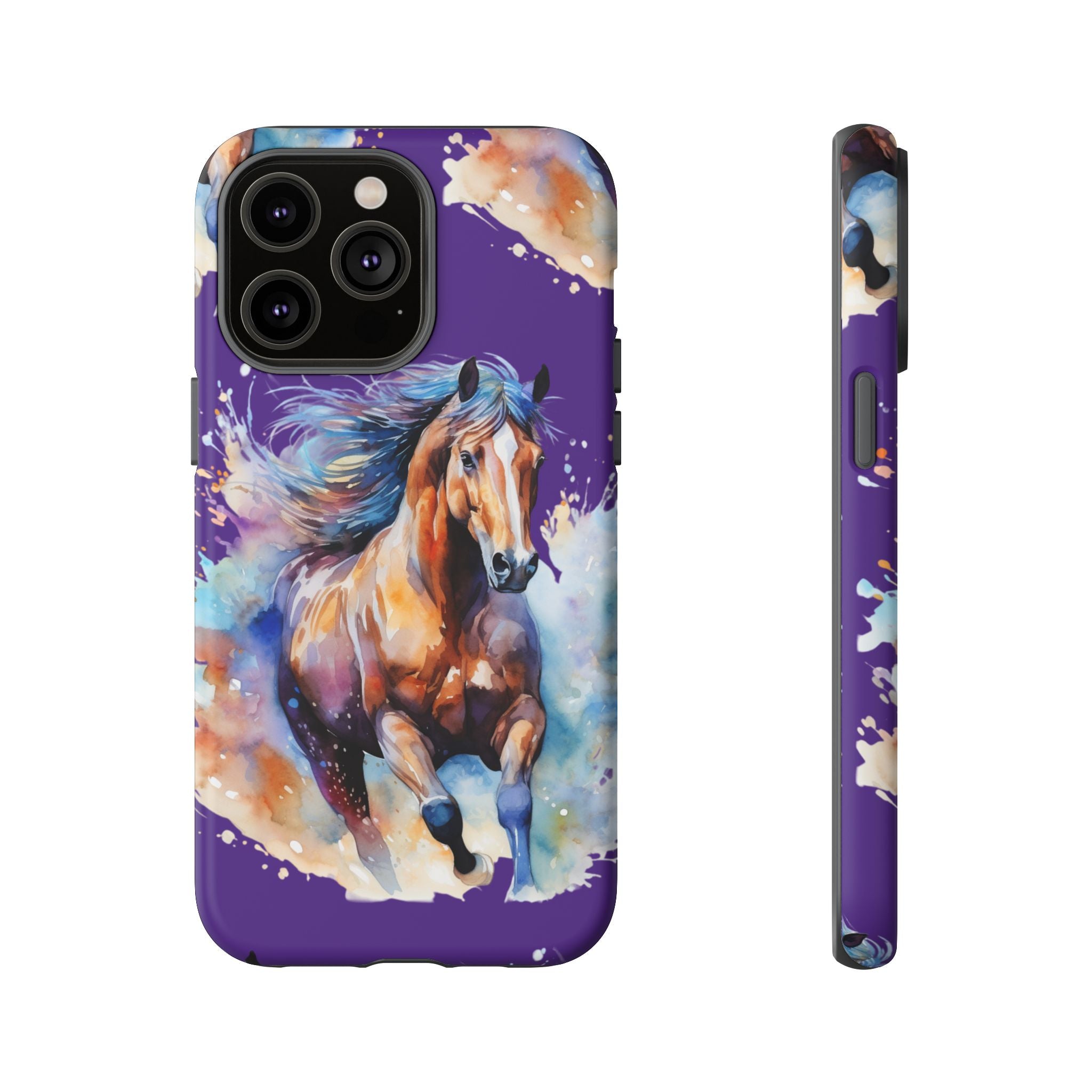 Colorful Horse Phone Case | Impact-Resistant, UV Protected, Horse Iphone Samsung Galaxy Case
