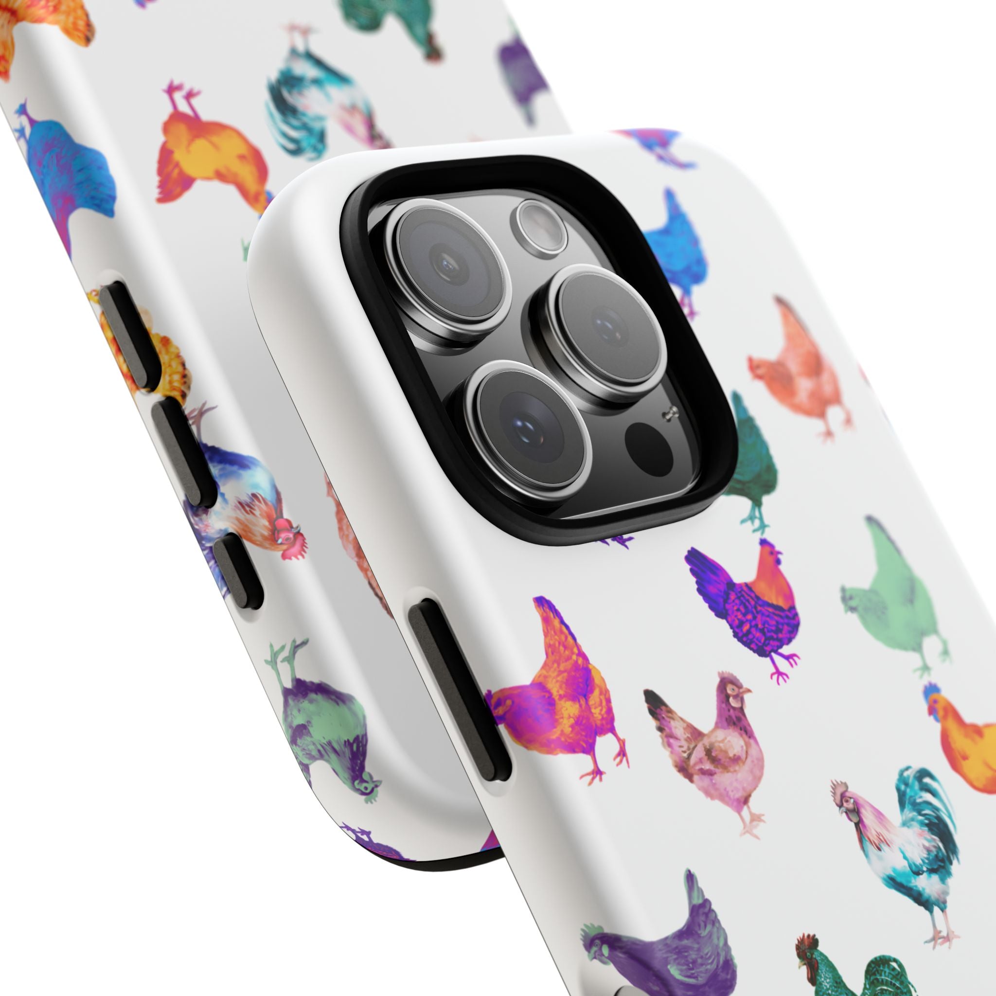 Cute Chicken Phone Case, Neon Chicken Phone Case, Chicken Lover Gift, QUIRKY PHONE CASE