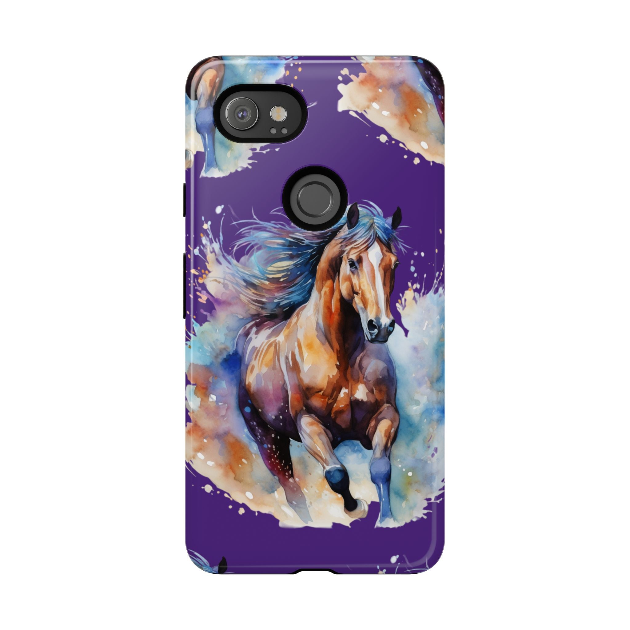 Colorful Horse Phone Case | Impact-Resistant, UV Protected, Horse Iphone Samsung Galaxy Case