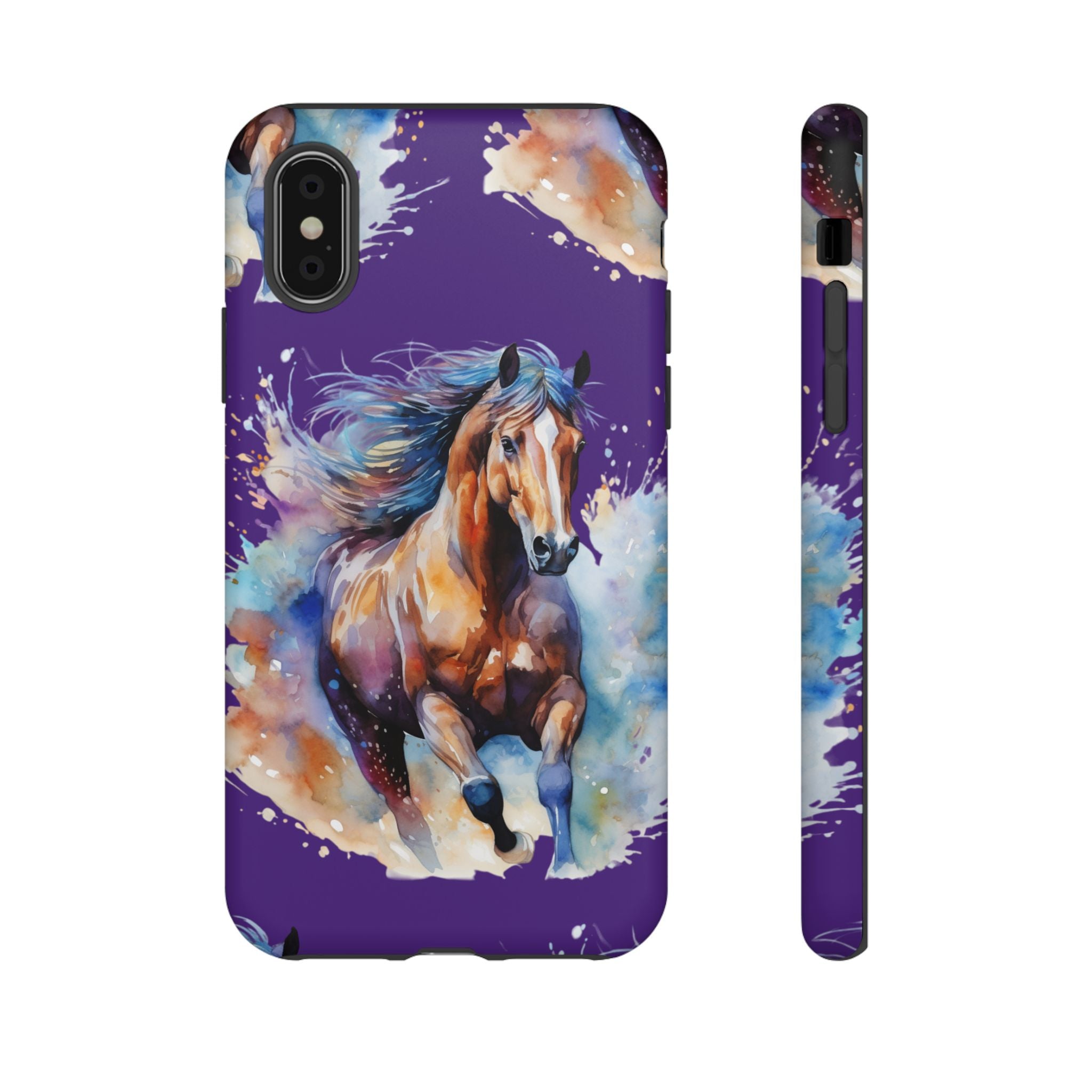 Colorful Horse Phone Case | Impact-Resistant, UV Protected, Horse Iphone Samsung Galaxy Case