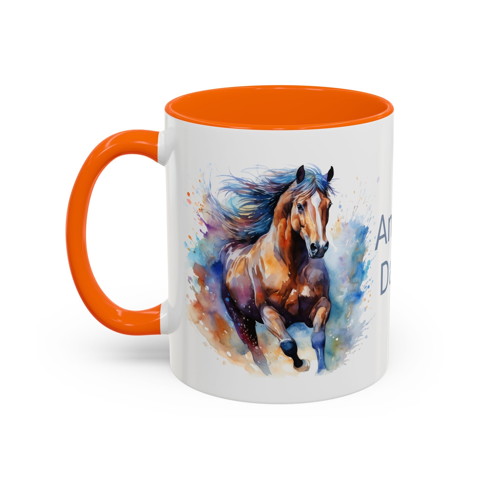 Personalized Horse Coffee Mug | Custom Name Mug for Horse Lovers & Cowgirls, Birthday Horse gift