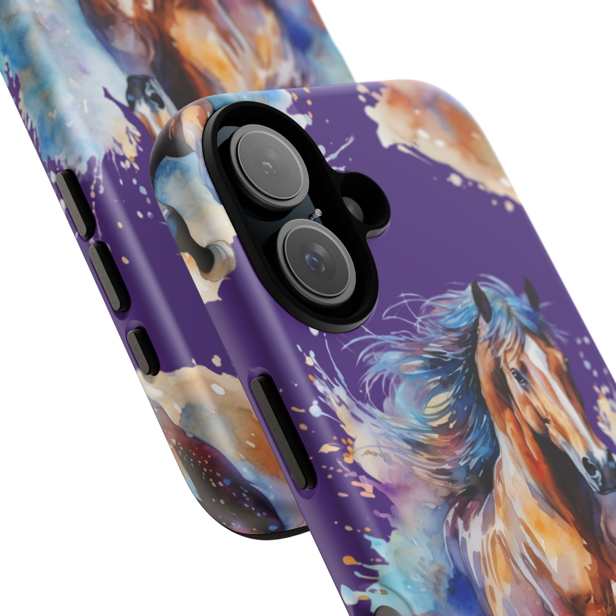 Colorful Horse Phone Case | Impact-Resistant, UV Protected, Horse Iphone Samsung Galaxy Case