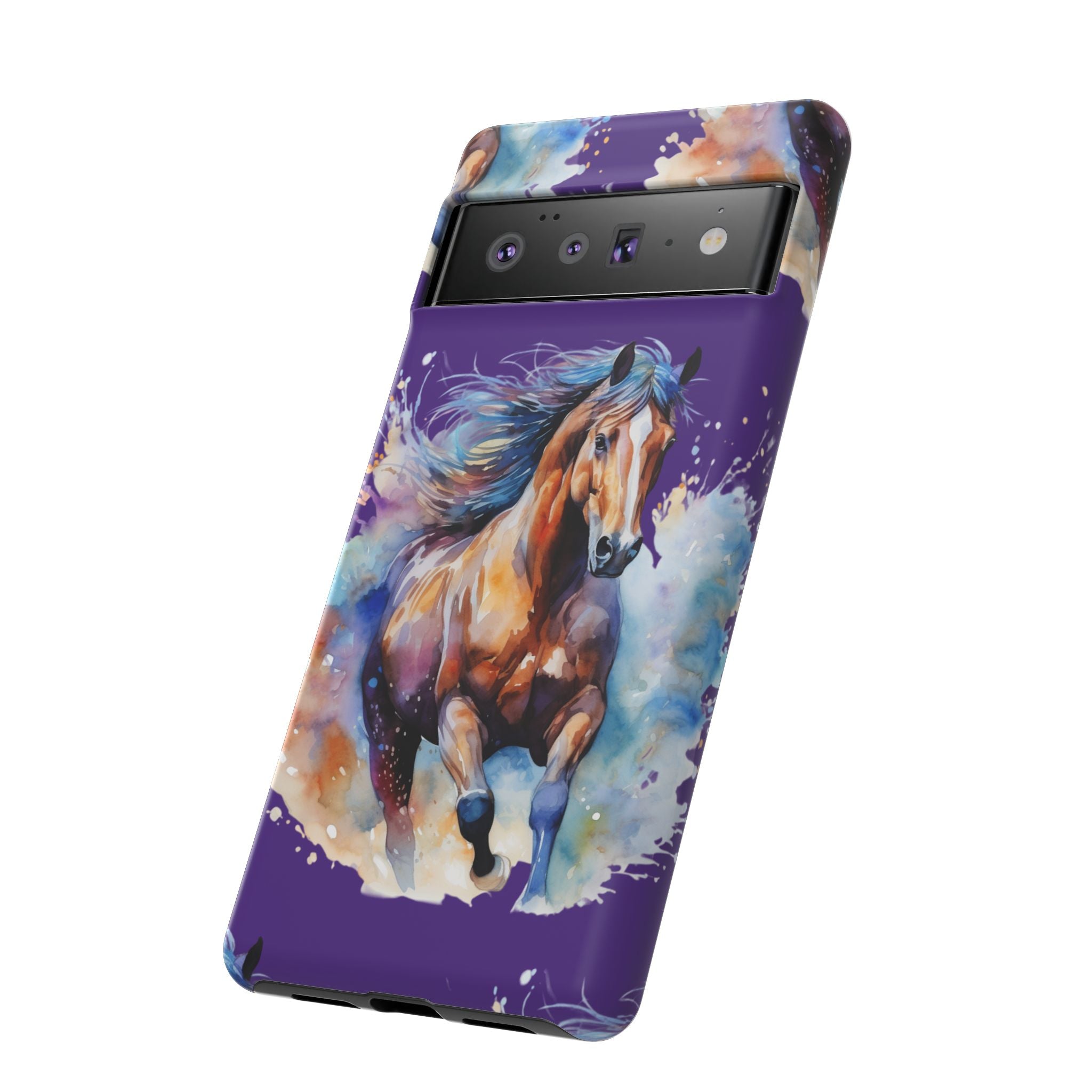 Colorful Horse Phone Case | Impact-Resistant, UV Protected, Horse Iphone Samsung Galaxy Case