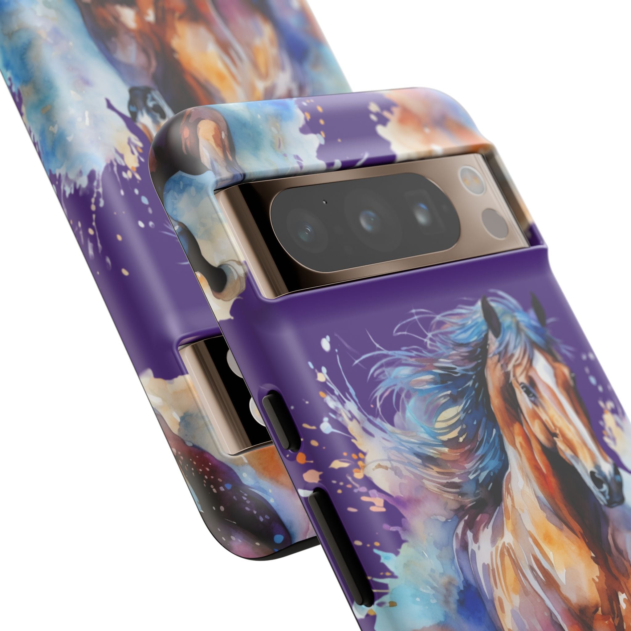 Colorful Horse Phone Case | Impact-Resistant, UV Protected, Horse Iphone Samsung Galaxy Case