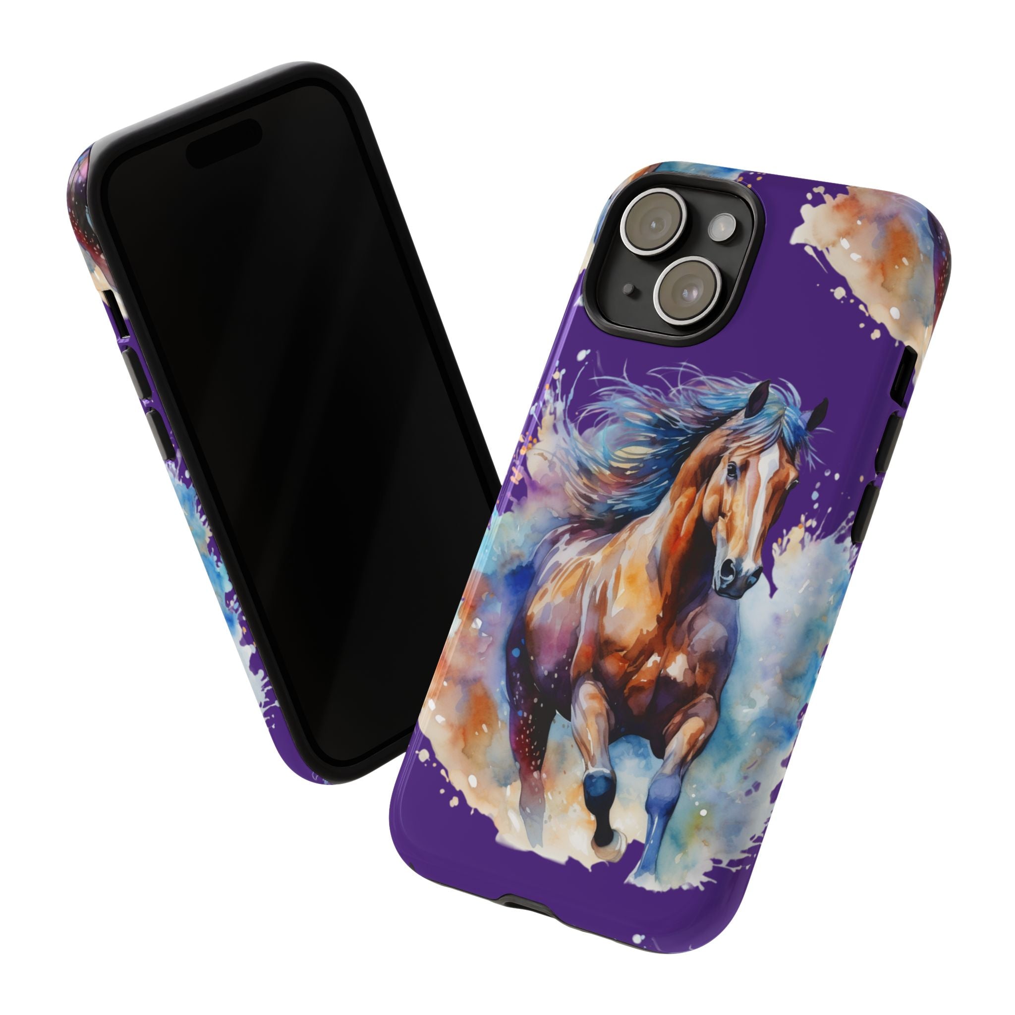 Colorful Horse Phone Case | Impact-Resistant, UV Protected, Horse Iphone Samsung Galaxy Case