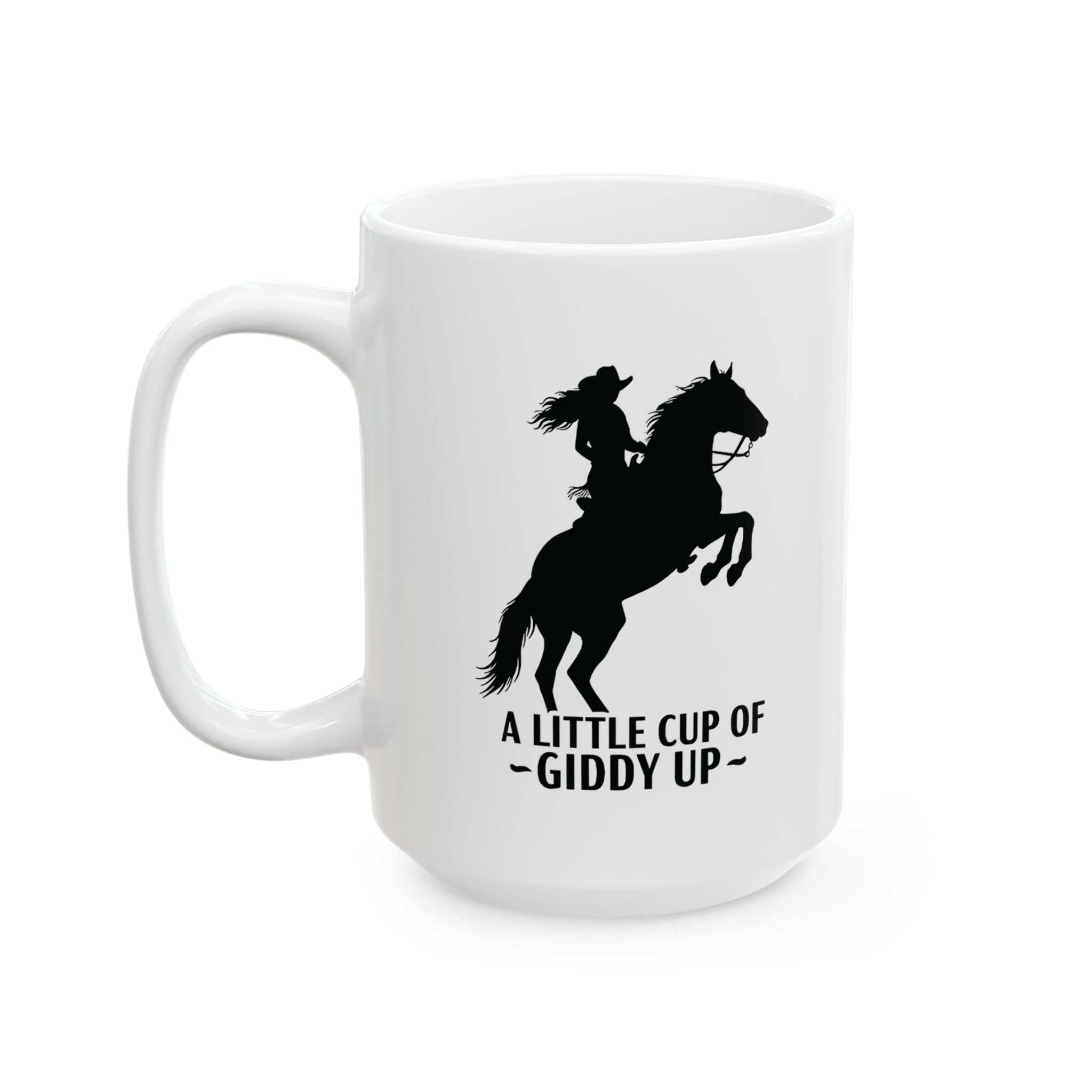 Cowgirl Coffee Mug – Giddy Up Cup for Cowgirls, Western Kitchen Decor, Horse Lover Gift, Country Girl Birthday Present