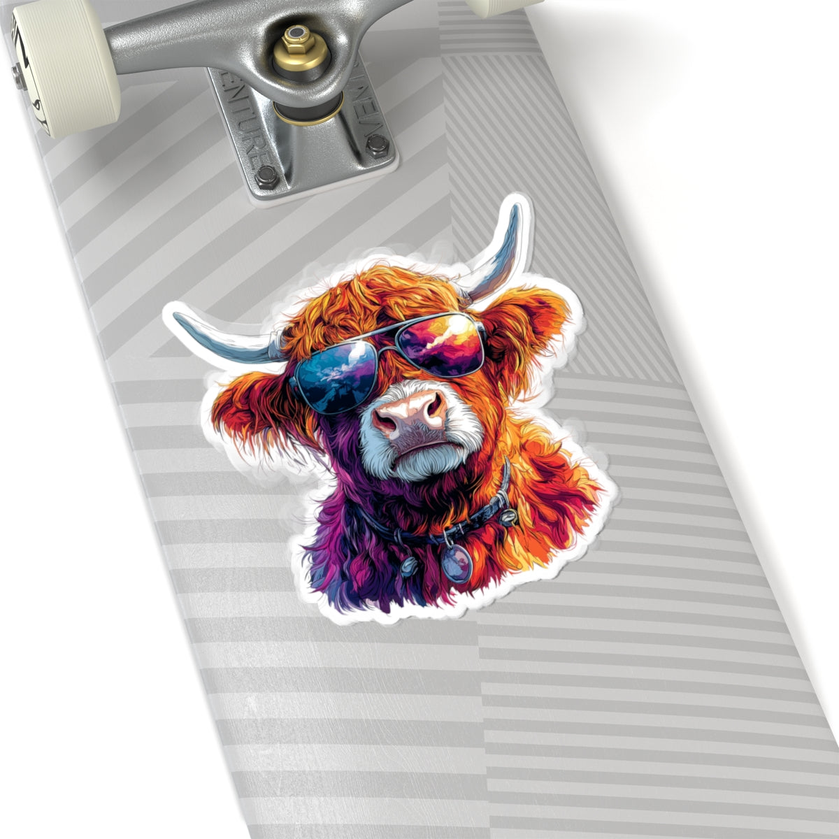 Highland Cow Kiss-Cut Stickerss | Laptop Stickers | Waterproof Stickers for Tumblers, Notebooks, Laptops, Gifts, Scrapbooking