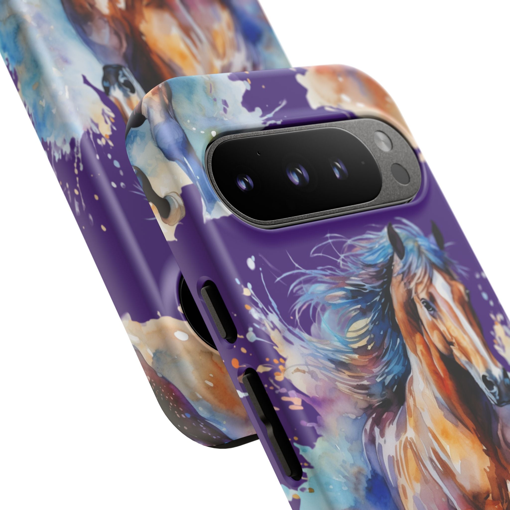 Colorful Horse Phone Case | Impact-Resistant, UV Protected, Horse Iphone Samsung Galaxy Case