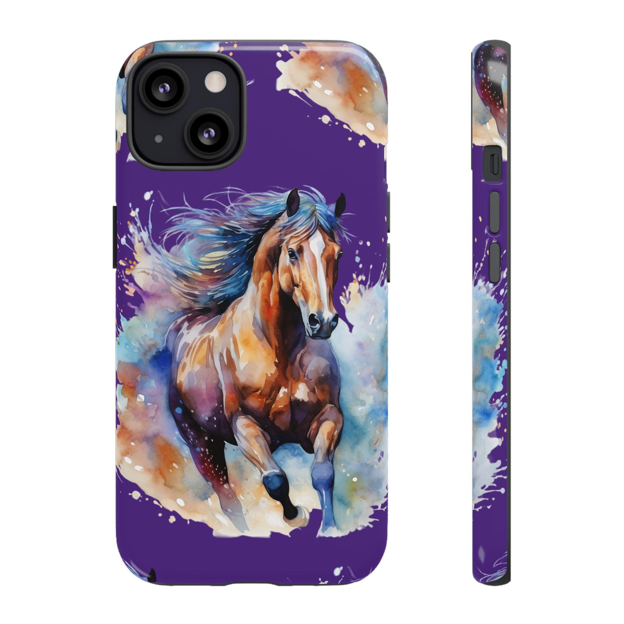 Colorful Horse Phone Case | Impact-Resistant, UV Protected, Horse Iphone Samsung Galaxy Case
