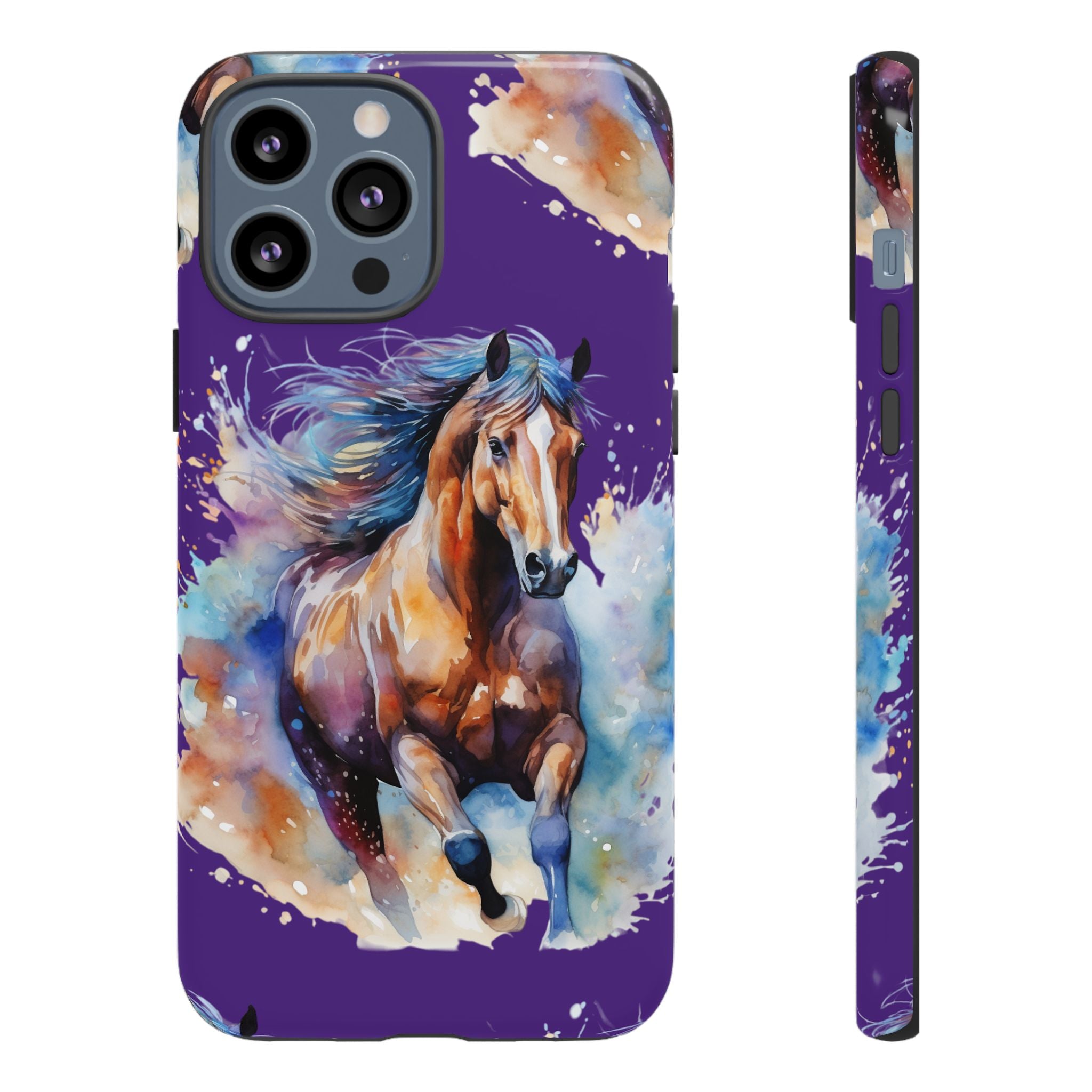 Colorful Horse Phone Case | Impact-Resistant, UV Protected, Horse Iphone Samsung Galaxy Case