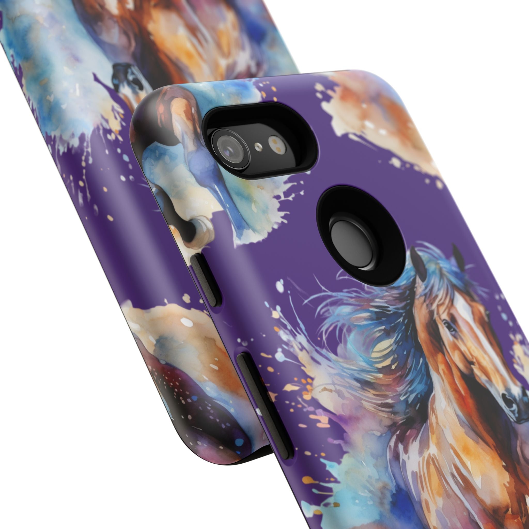 Colorful Horse Phone Case | Impact-Resistant, UV Protected, Horse Iphone Samsung Galaxy Case