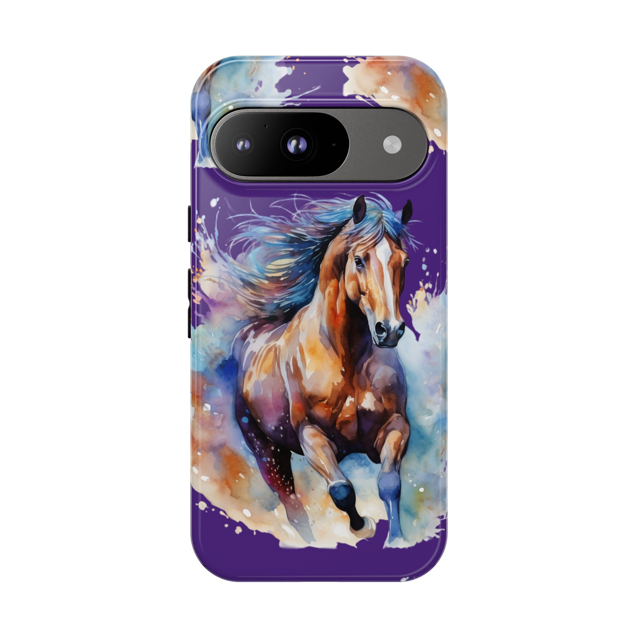 Colorful Horse Phone Case | Impact-Resistant, UV Protected, Horse Iphone Samsung Galaxy Case