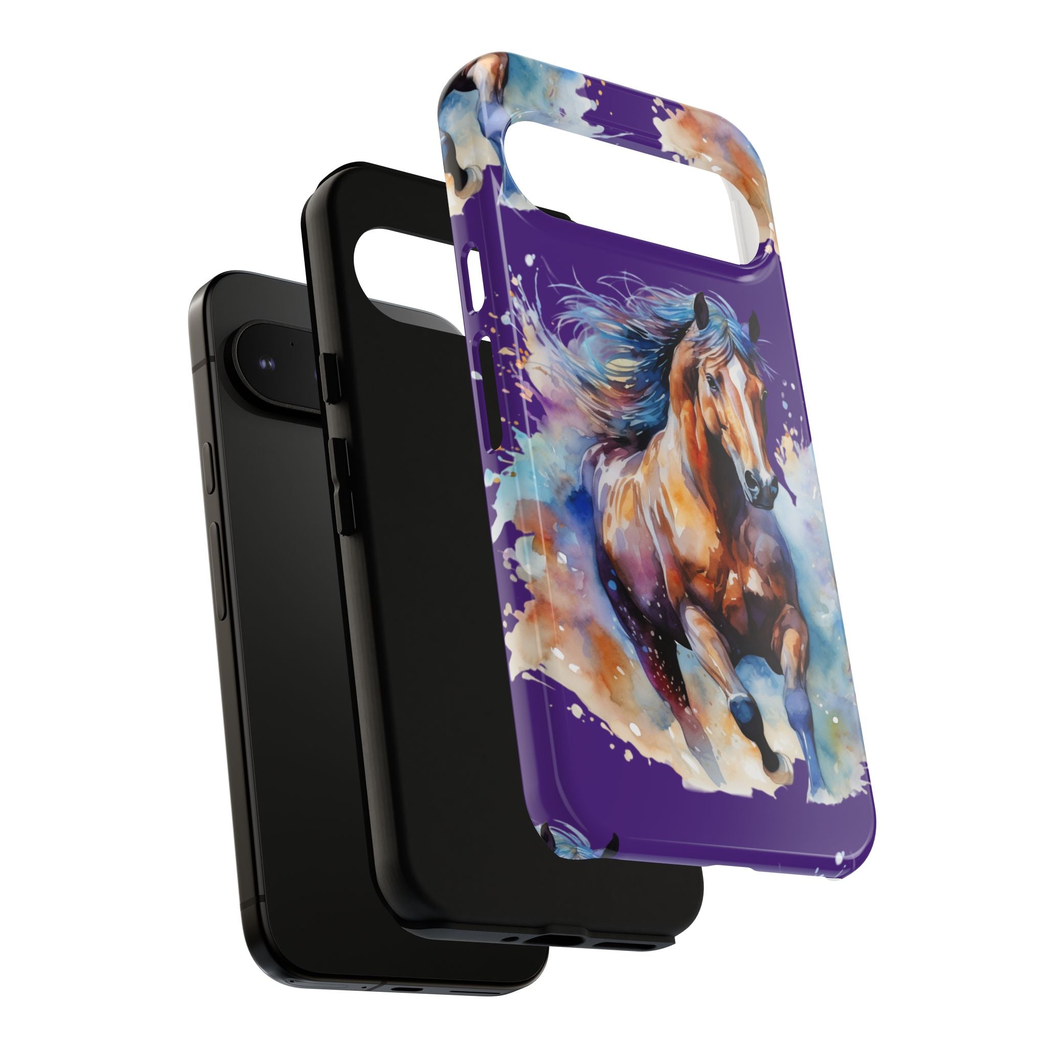 Colorful Horse Phone Case | Impact-Resistant, UV Protected, Horse Iphone Samsung Galaxy Case