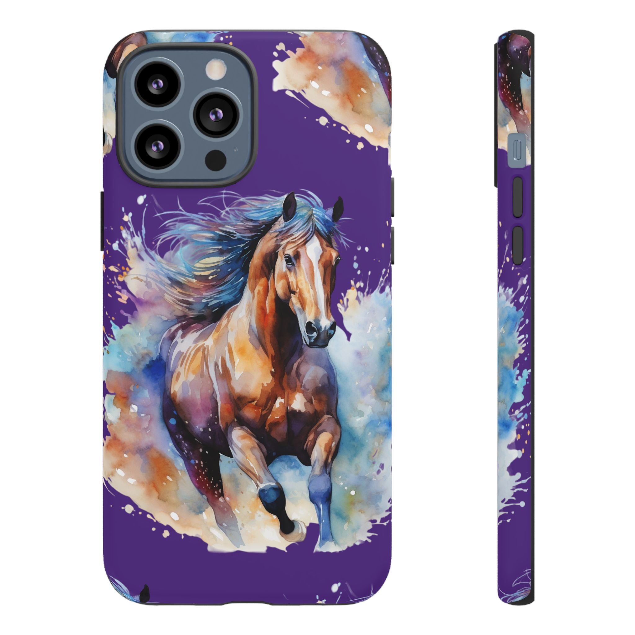 Colorful Horse Phone Case | Impact-Resistant, UV Protected, Horse Iphone Samsung Galaxy Case