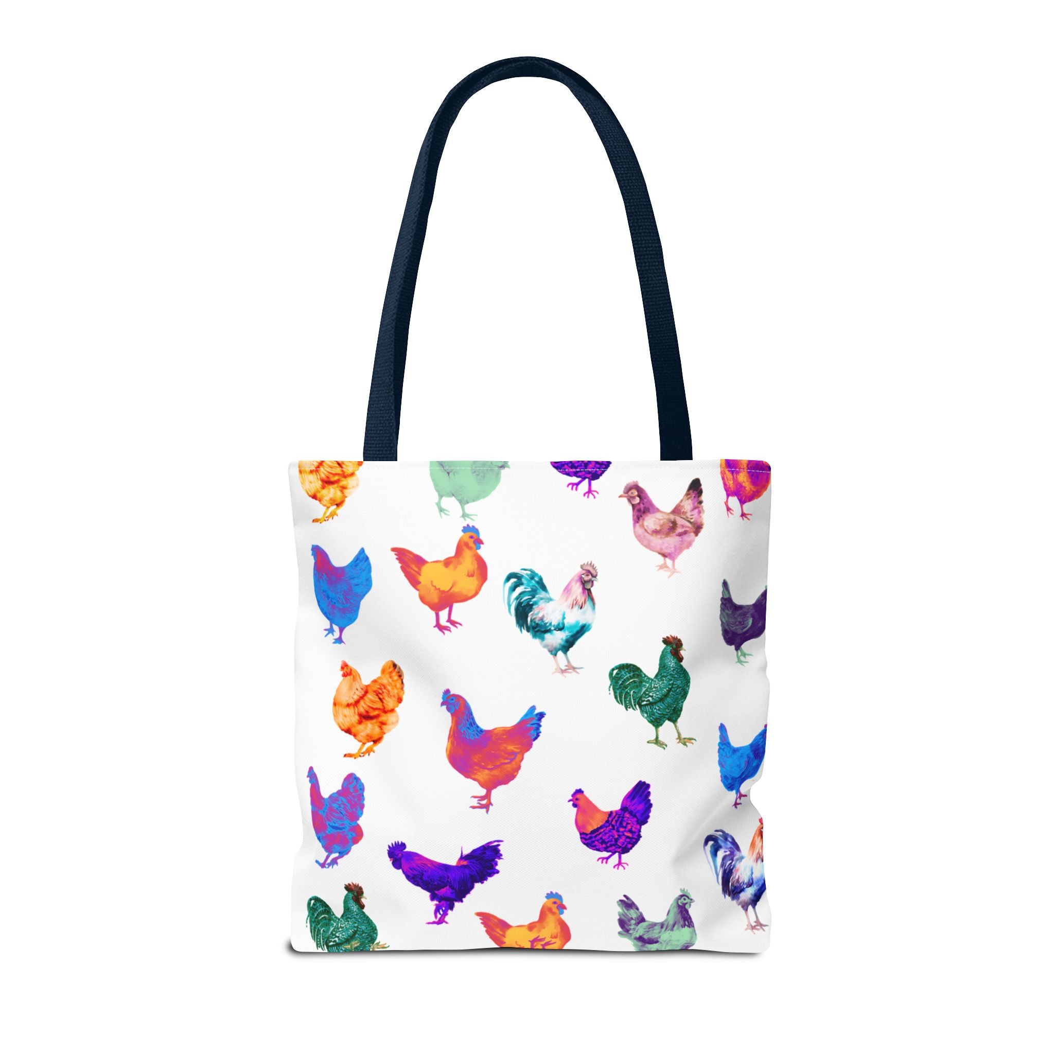 Personalized CRAZY CHICKEN LADY Tote Bag, ,  Custom Name Gift for Chicken Lovers,