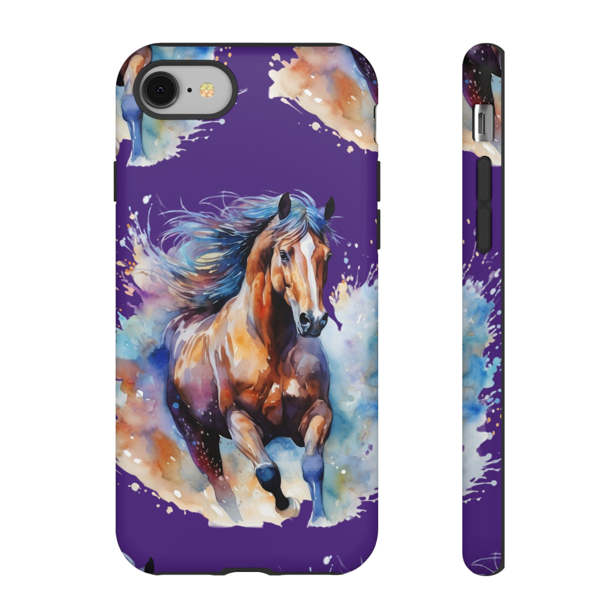Colorful Horse Phone Case | Impact-Resistant, UV Protected, Horse Iphone Samsung Galaxy Case