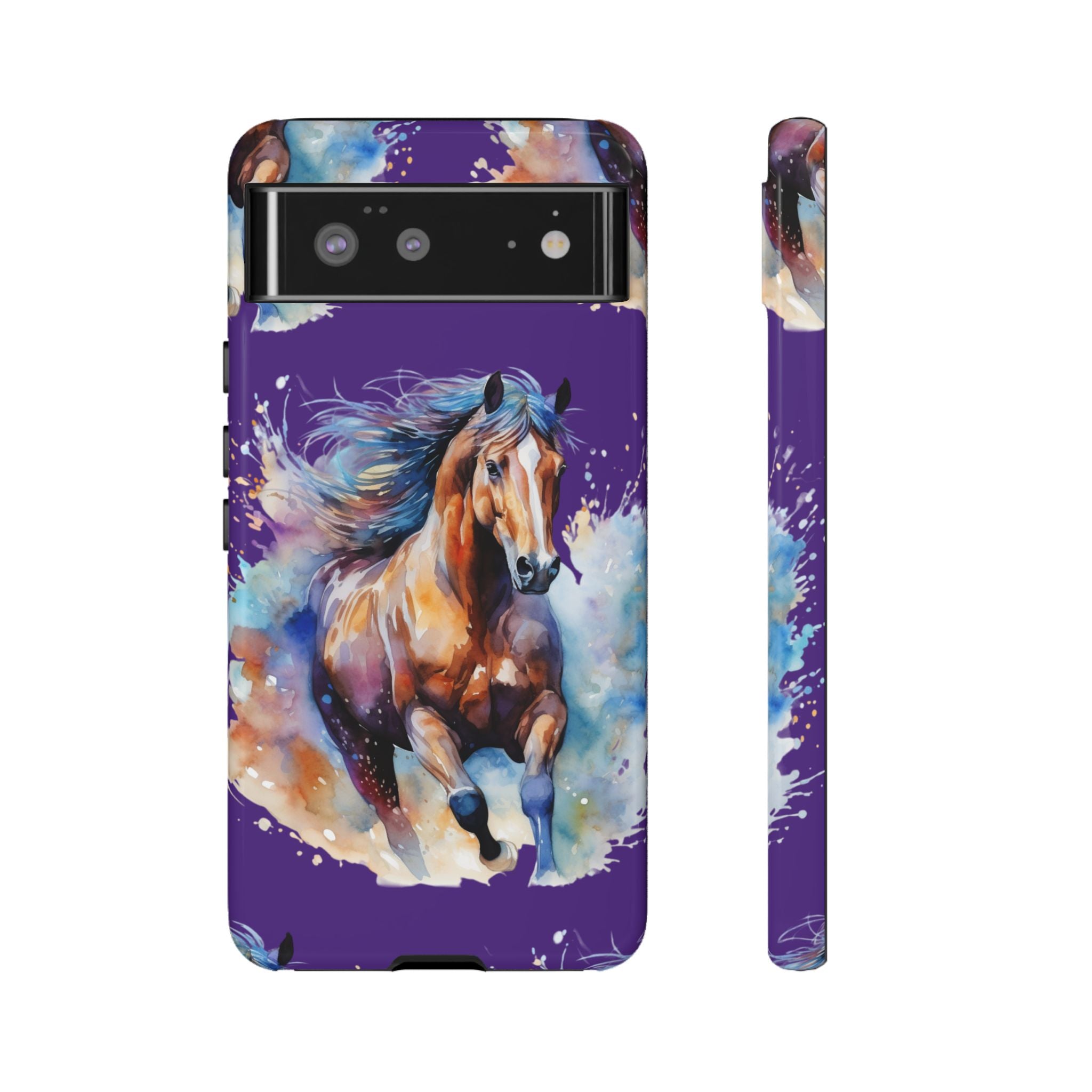 Colorful Horse Phone Case | Impact-Resistant, UV Protected, Horse Iphone Samsung Galaxy Case