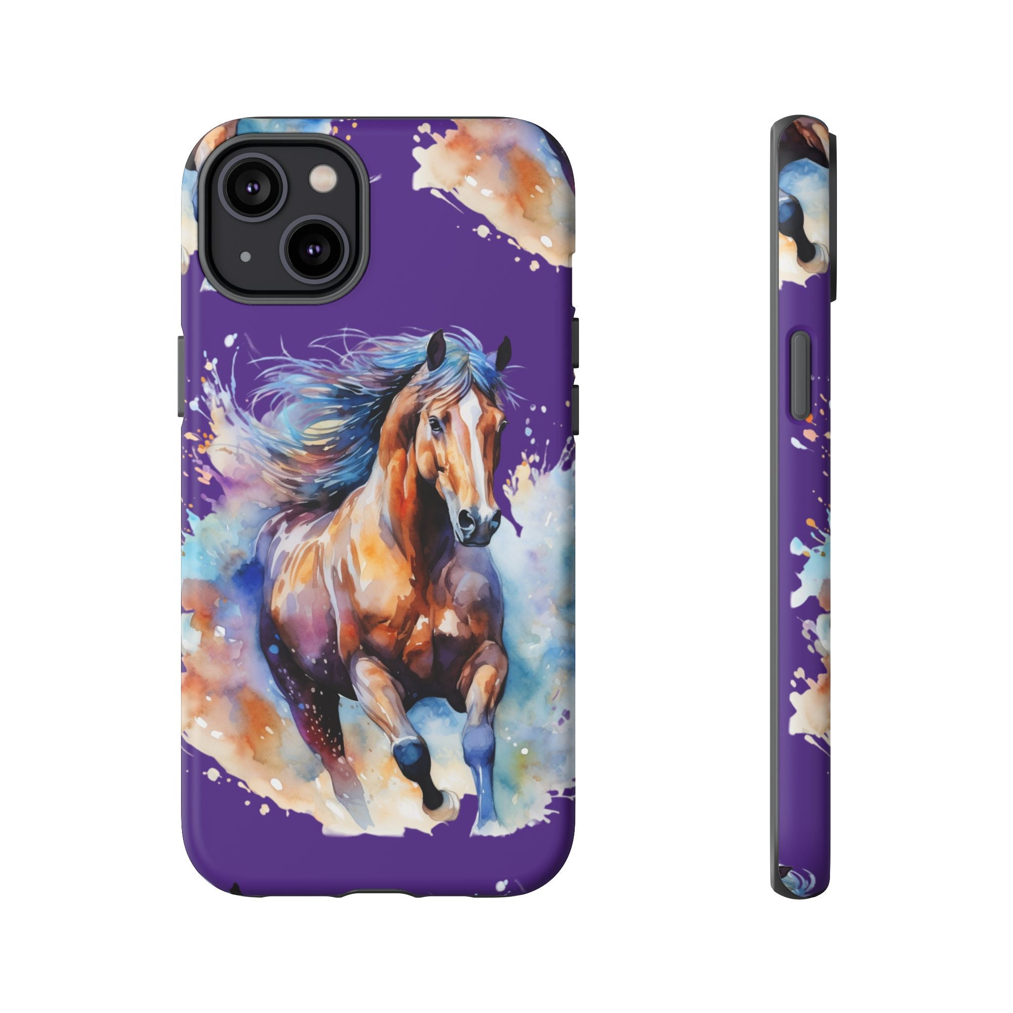 Colorful Horse Phone Case | Impact-Resistant, UV Protected, Horse Iphone Samsung Galaxy Case