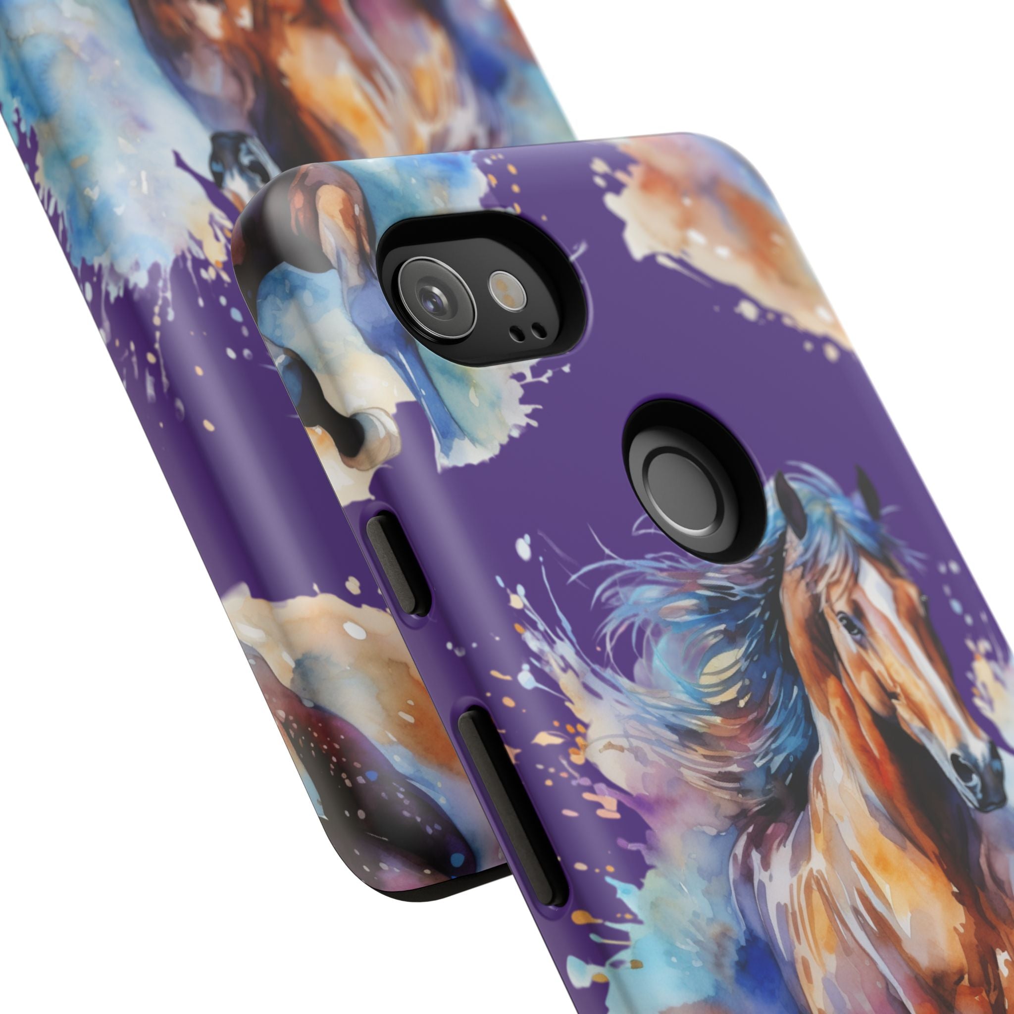 Colorful Horse Phone Case | Impact-Resistant, UV Protected, Horse Iphone Samsung Galaxy Case