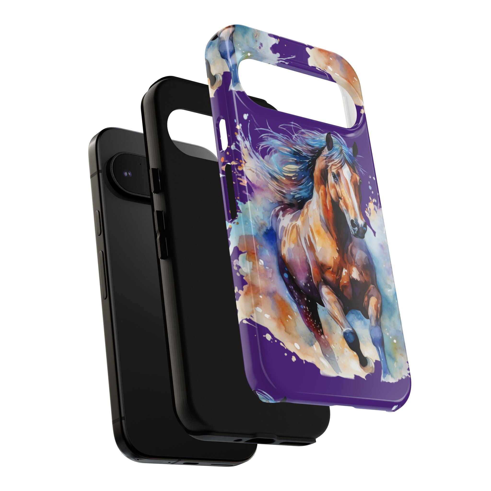 Colorful Horse Phone Case | Impact-Resistant, UV Protected, Horse Iphone Samsung Galaxy Case