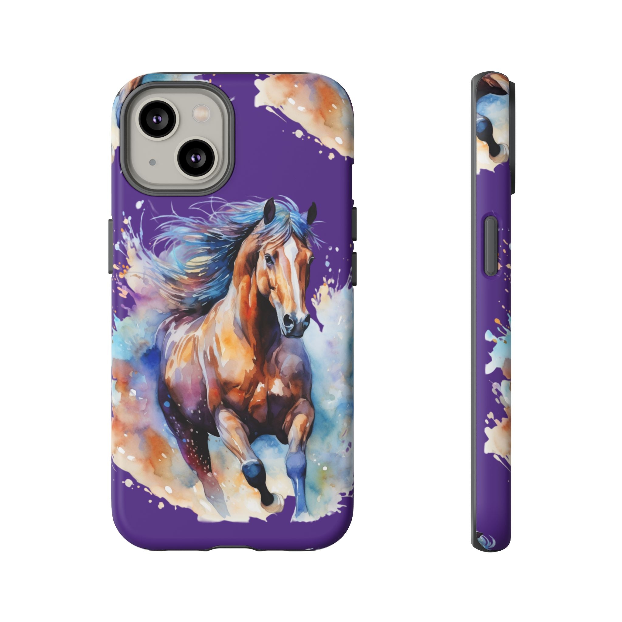 Colorful Horse Phone Case | Impact-Resistant, UV Protected, Horse Iphone Samsung Galaxy Case
