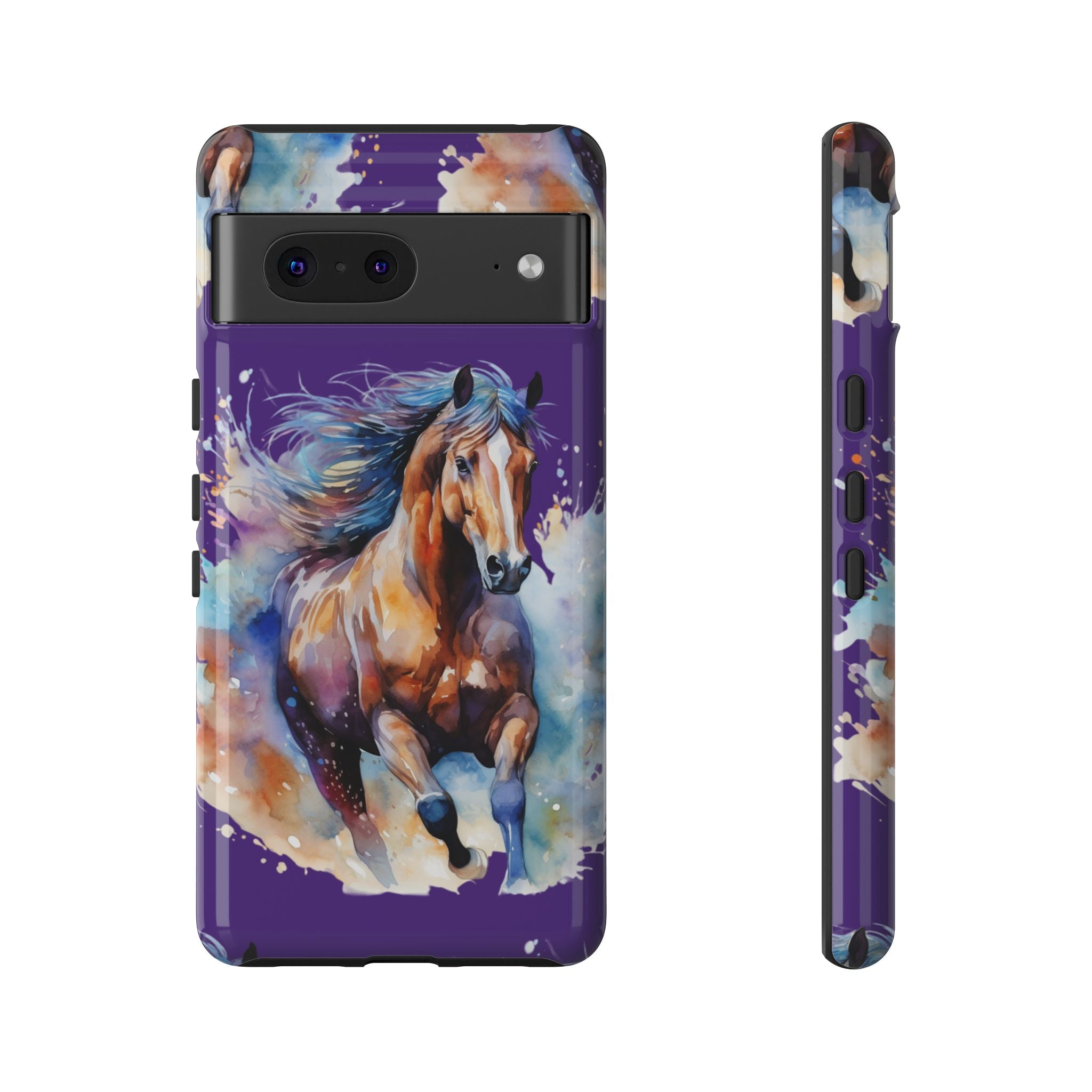 Colorful Horse Phone Case | Impact-Resistant, UV Protected, Horse Iphone Samsung Galaxy Case