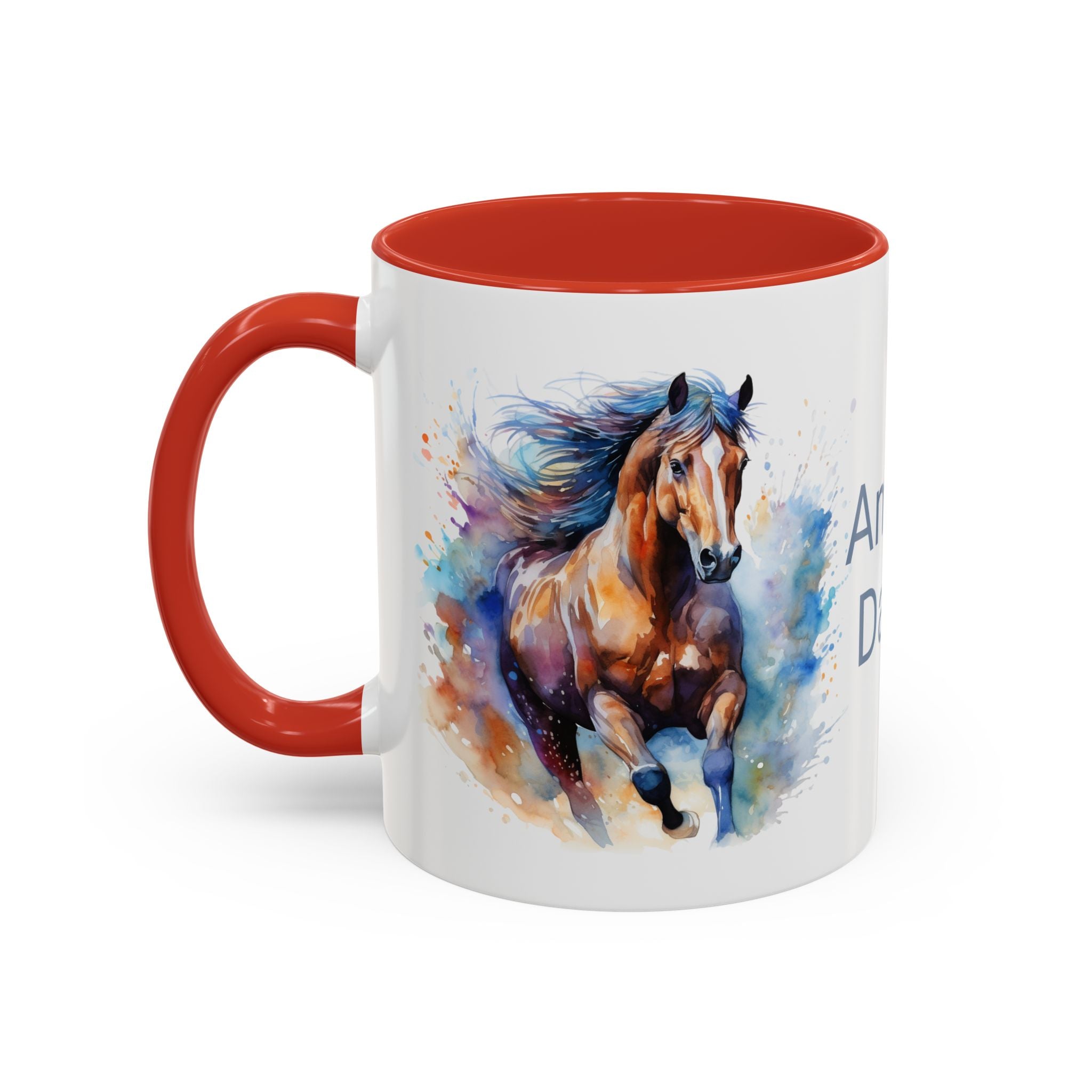 Personalized Horse Coffee Mug | Custom Name Mug for Horse Lovers & Cowgirls, Birthday Horse gift