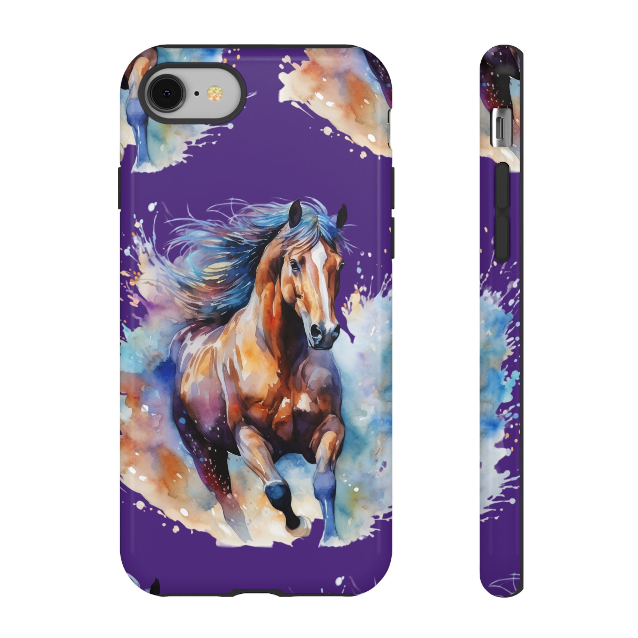 Colorful Horse Phone Case | Impact-Resistant, UV Protected, Horse Iphone Samsung Galaxy Case