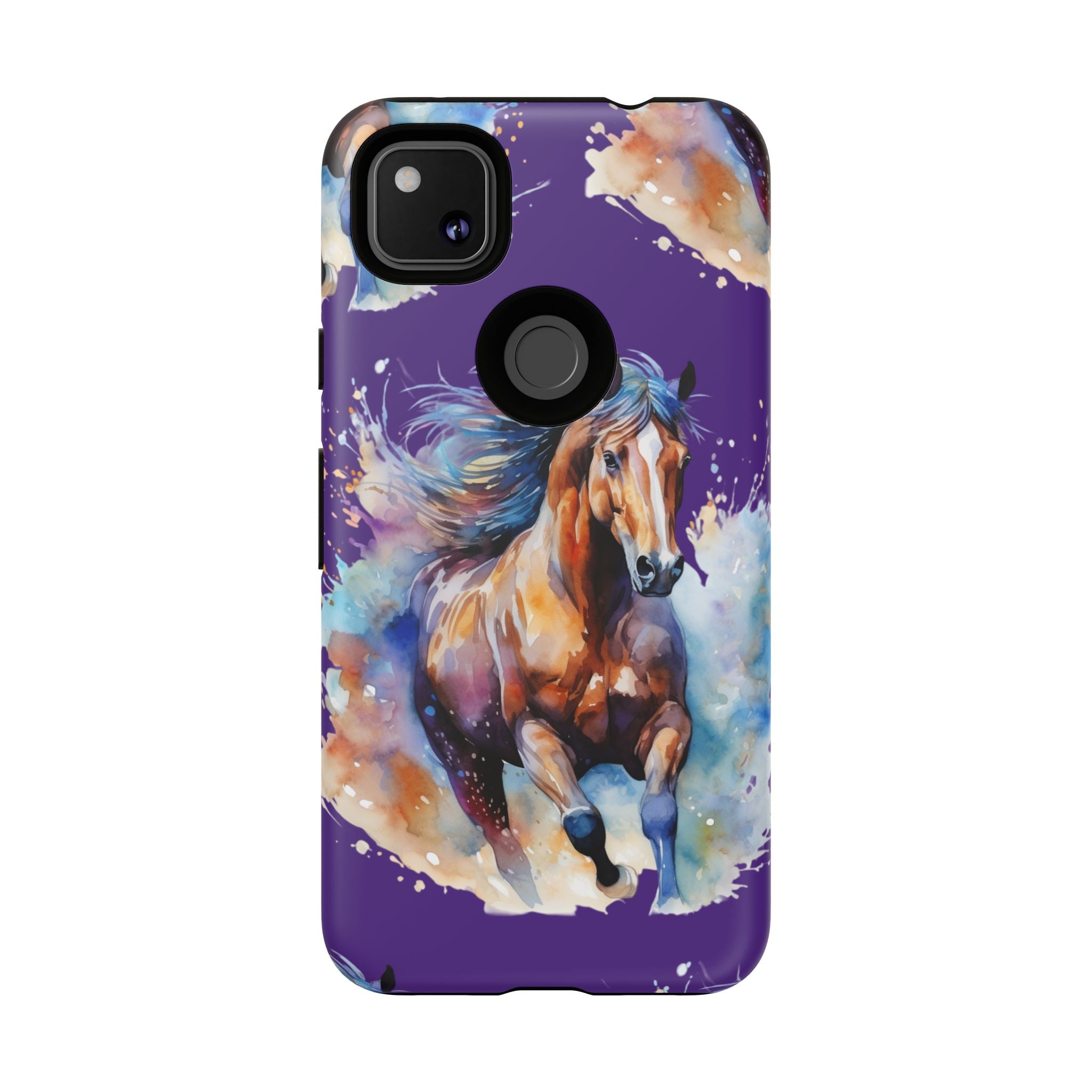 Colorful Horse Phone Case | Impact-Resistant, UV Protected, Horse Iphone Samsung Galaxy Case