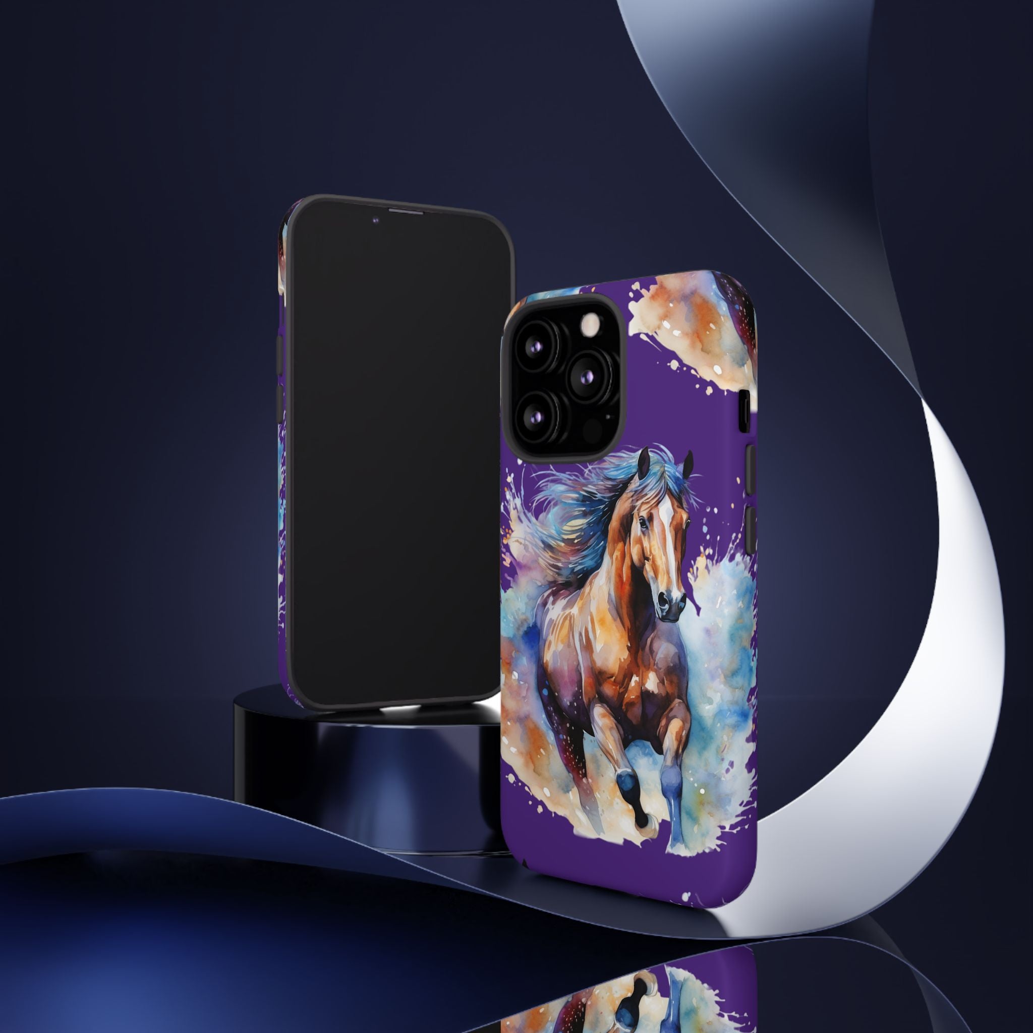 Colorful Horse Phone Case | Impact-Resistant, UV Protected, Horse Iphone Samsung Galaxy Case