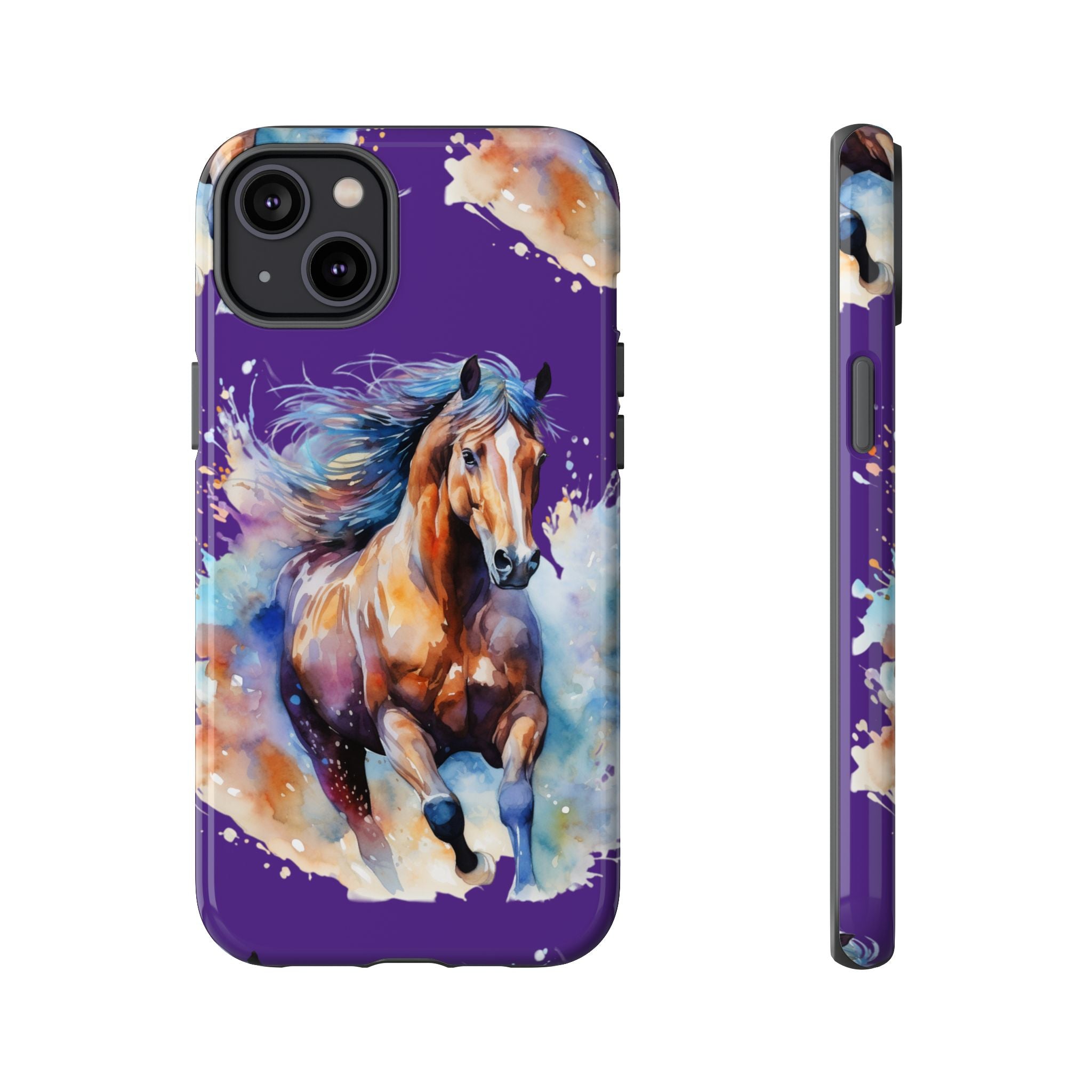 Colorful Horse Phone Case | Impact-Resistant, UV Protected, Horse Iphone Samsung Galaxy Case