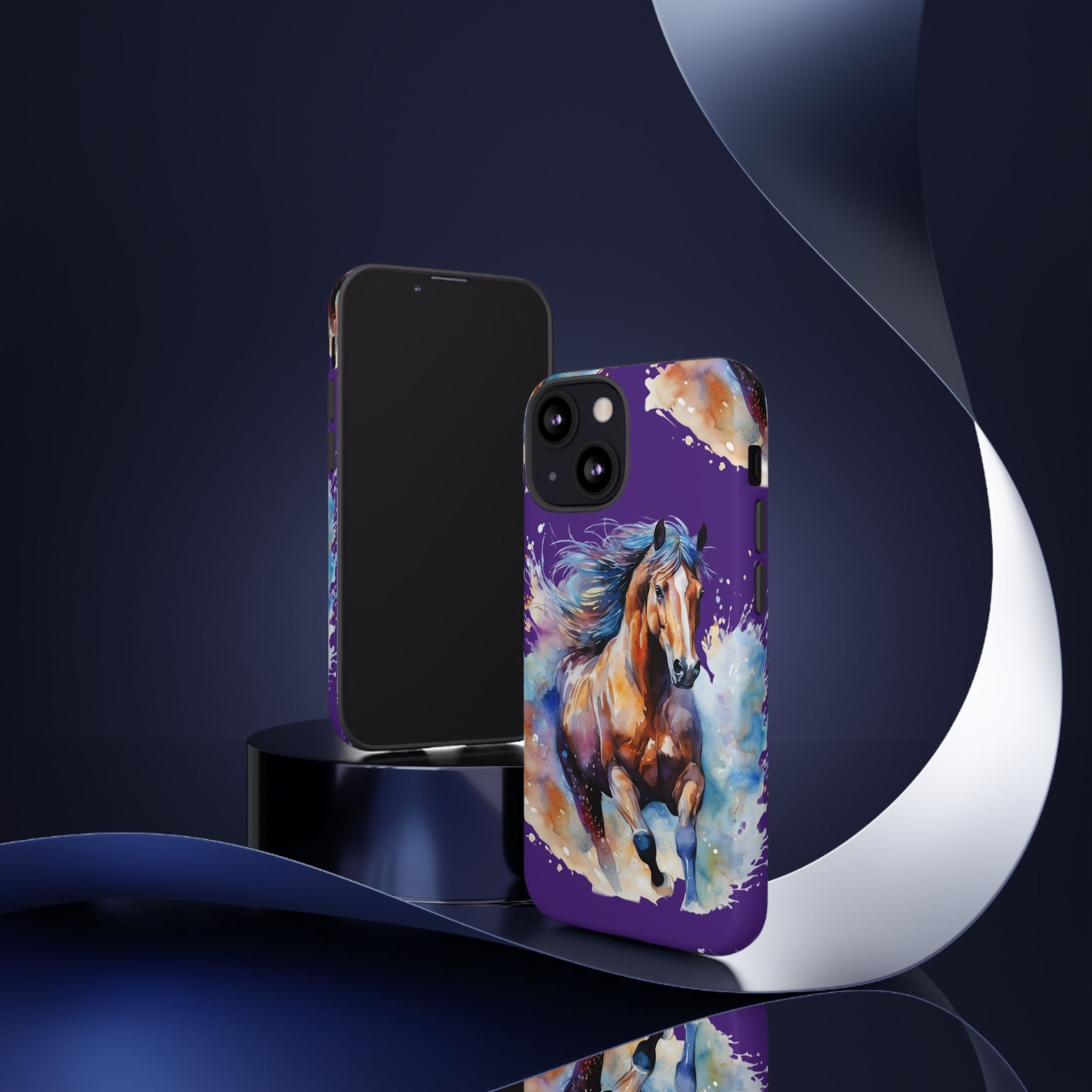 Colorful Horse Phone Case | Impact-Resistant, UV Protected, Horse Iphone Samsung Galaxy Case
