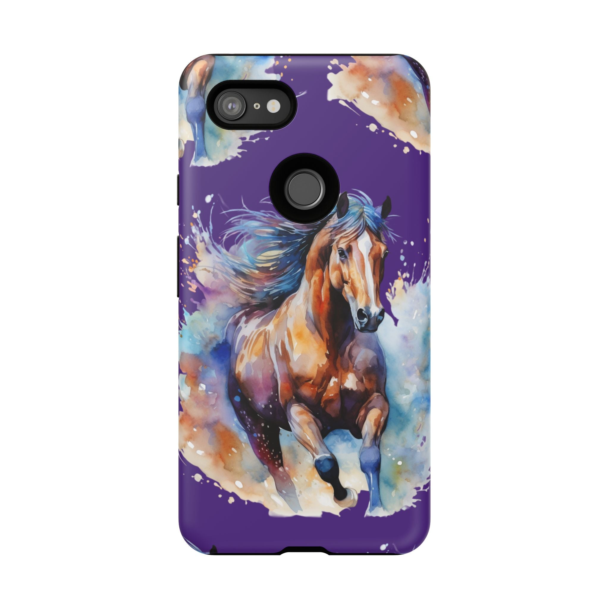 Colorful Horse Phone Case | Impact-Resistant, UV Protected, Horse Iphone Samsung Galaxy Case