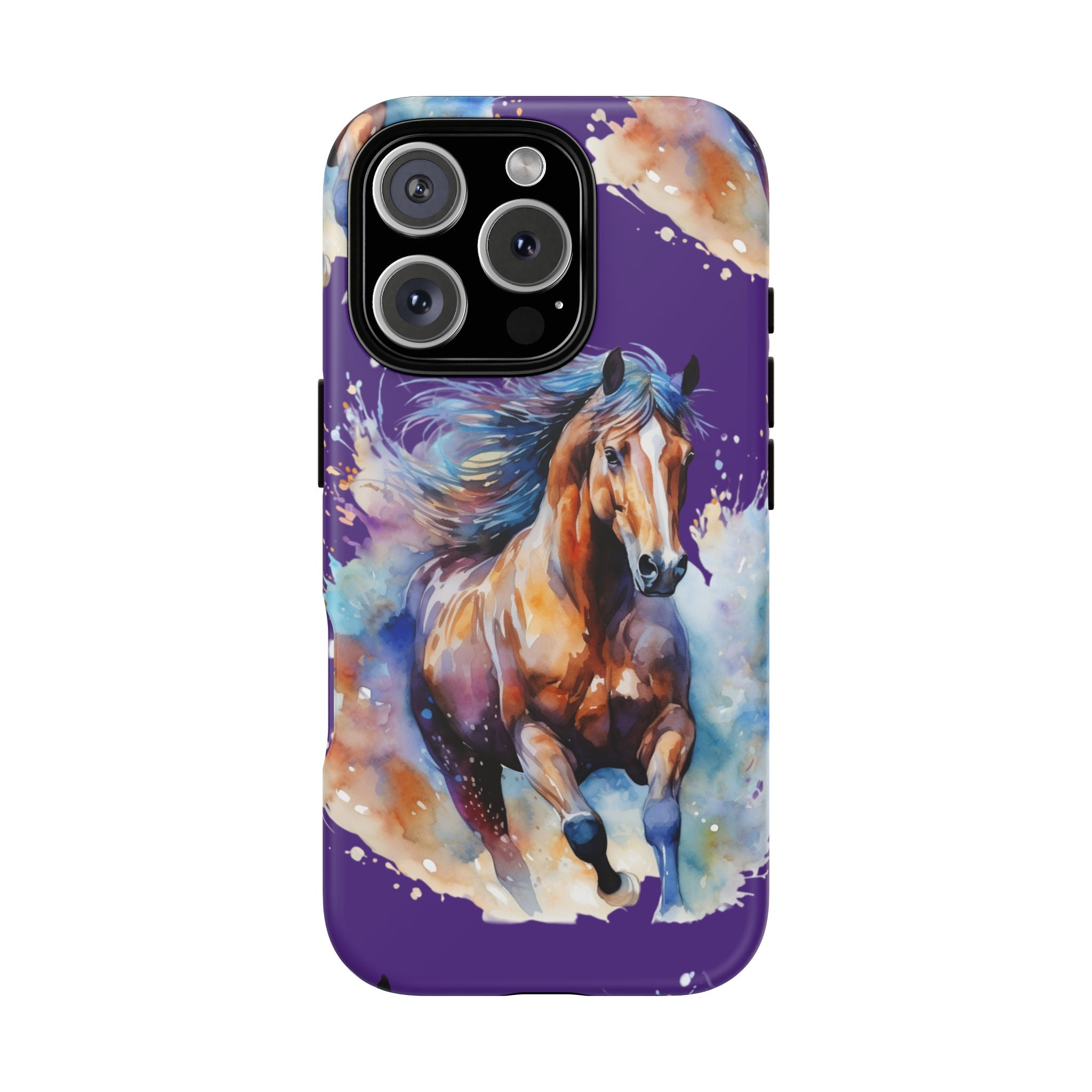 Colorful Horse Phone Case | Impact-Resistant, UV Protected, Horse Iphone Samsung Galaxy Case