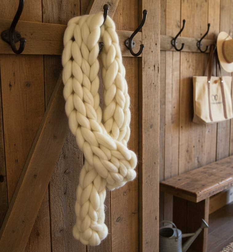 Giant Knit Scarf | Extreme Wool, Oversized KNIT SCARF