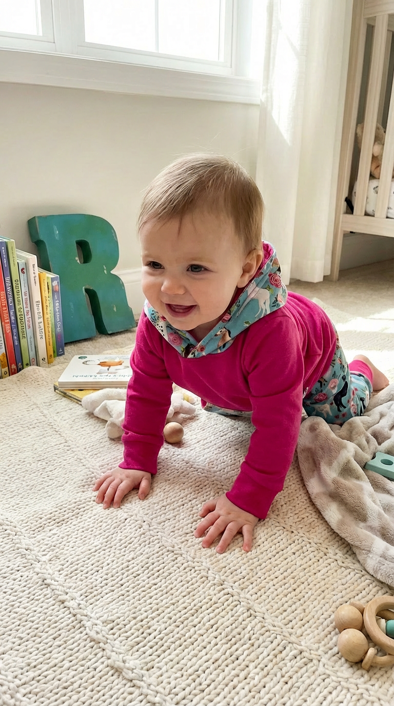Baby Girl Horse Outfit: Hot Pink Hoodie & Jogger Set