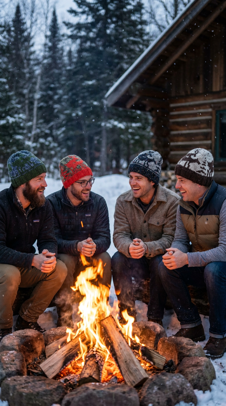 Camo Knit Beanie: Funny Deer Hunting Gift, Fornicating Deer hat