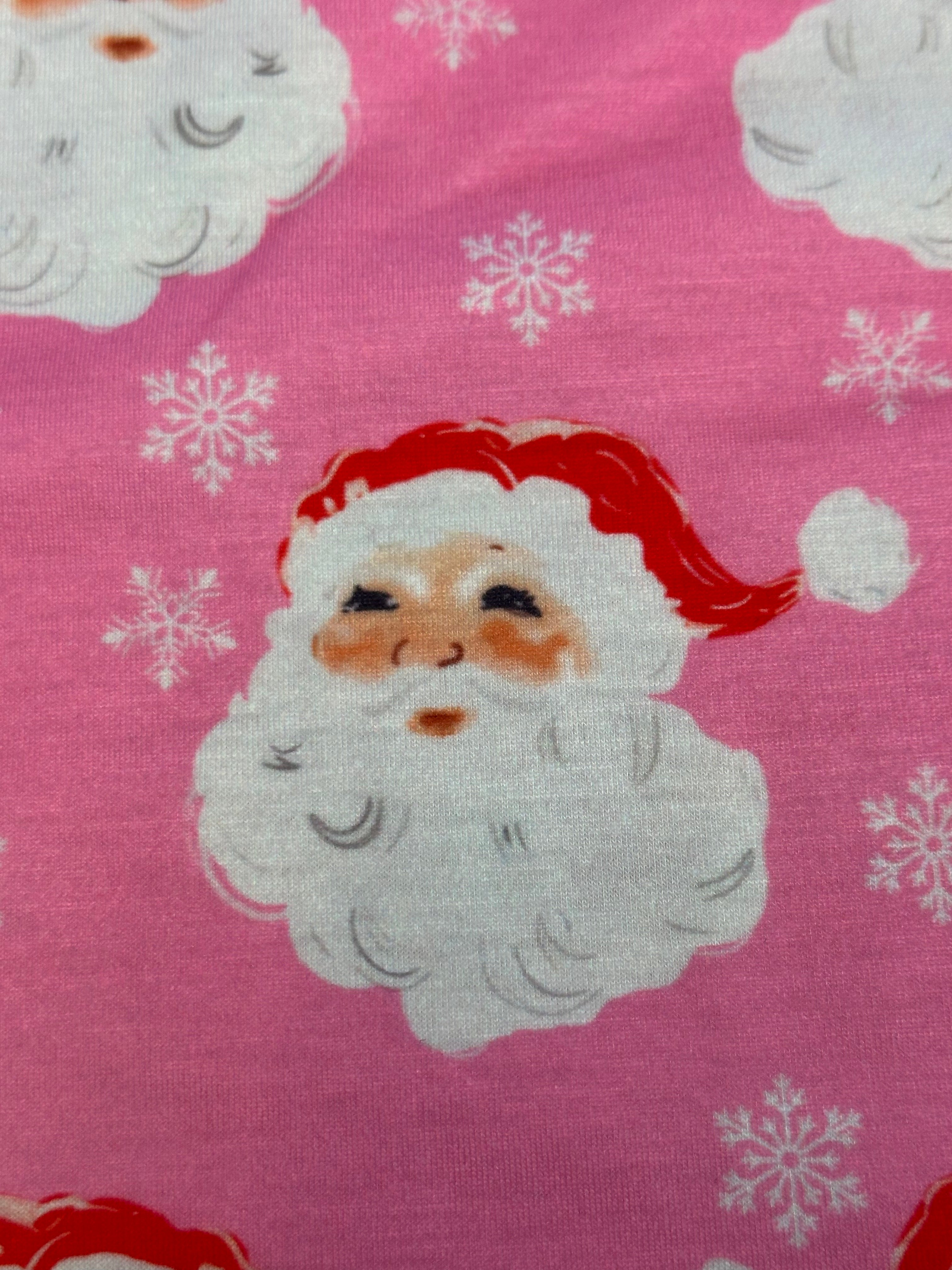 Pink Bamboo Pajamas, Pink Christmas Pajamas