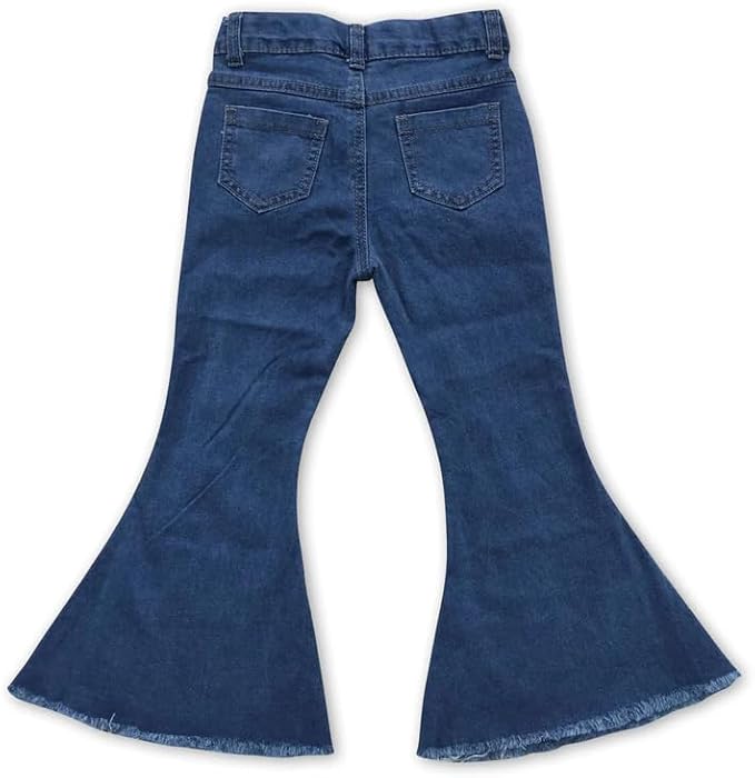 Girls Western Bell Bottom Jeans | Cowgirl Flare Jeans | Razels