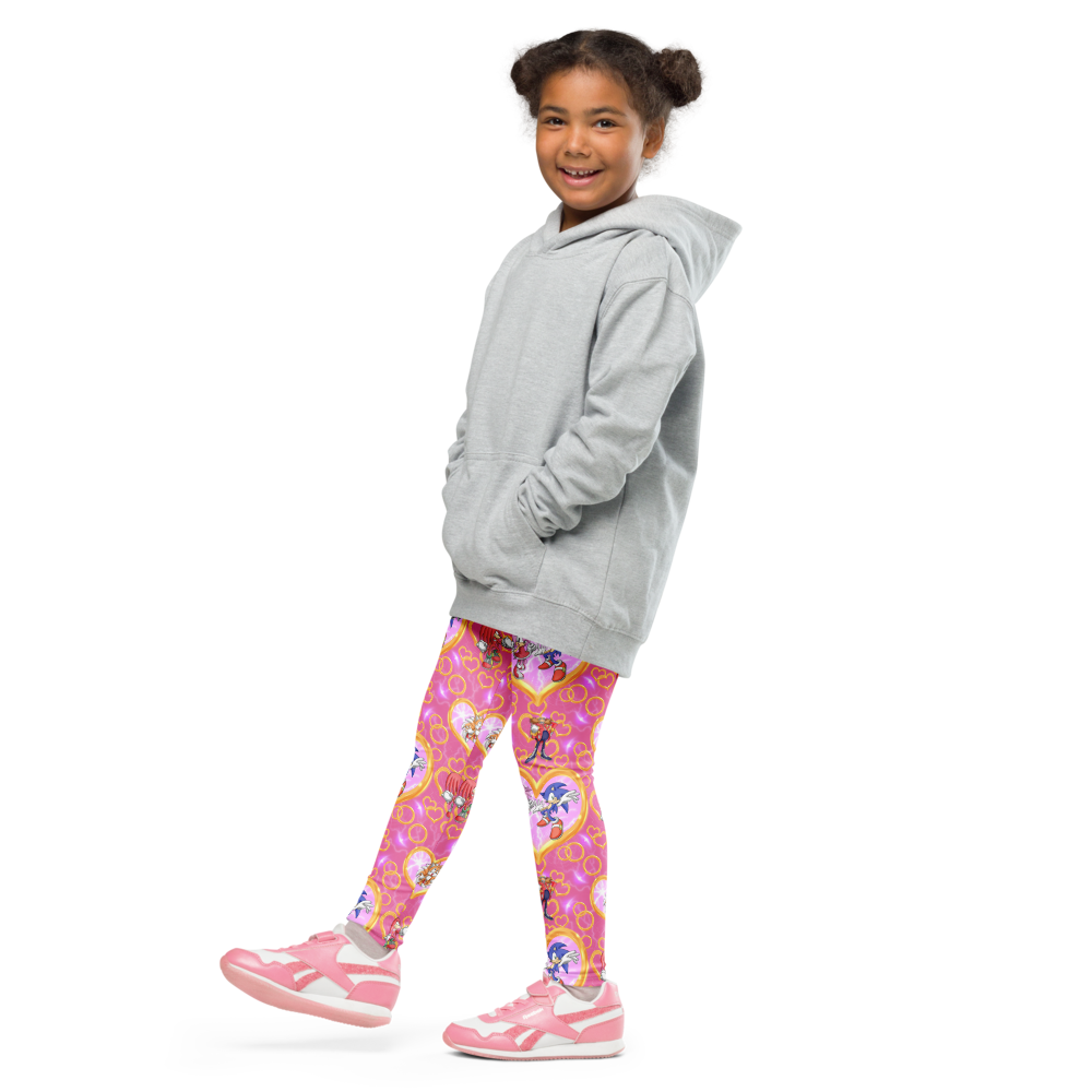 SONIC GIRL Youth Leggings – Pink Sonic & Friends Tween/Teen Sizes 8–20