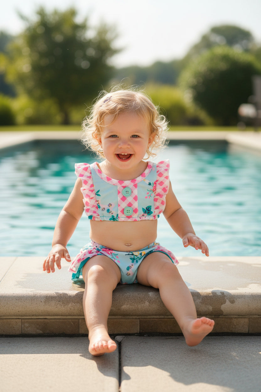 🌸 Floral Ruffle Butt Bikini – Polka Dot Flower Ruffle Swim Suit | ONLY $10!
Flowers, polka dots, and pink gingham... oh my goodness! 😍 How adorable is this ruffle butt bikini?! It’s the cutest way to keep your little one stylish and comfy by the pool. 🍭
Perfect for summer fun, this swimsuit is as sweet as can be—and it’s just $10 for the last one! Don't miss out!
✓ Floral and polka dot design with pink gingham accents
✓ Cute ruffle butt detail for extra flair