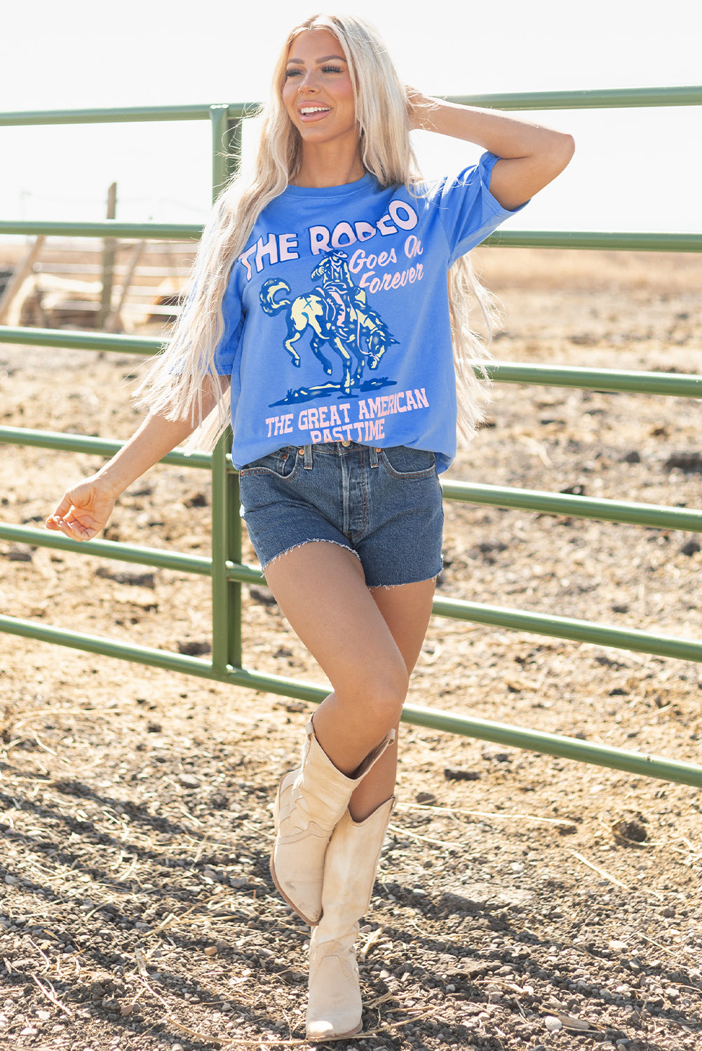 Rodeo Graphic T-Shirt | Classic Western Tee in Soft Cotton Blend