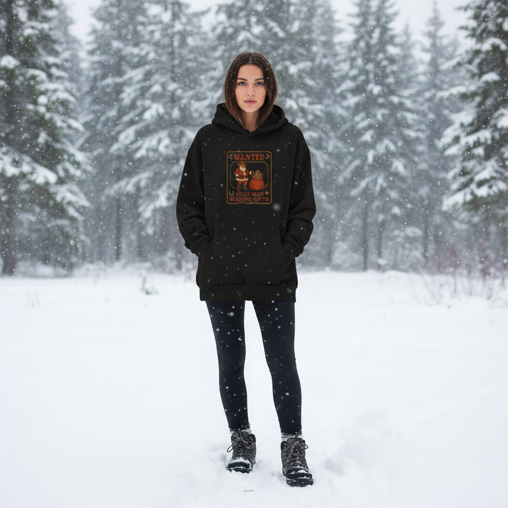 cowboy santa sweatshirt, womens western christmas sweatshirt