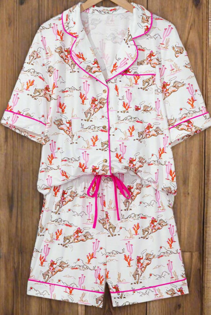 Cowgirl Pajamas, Western Pajama Set - Razels