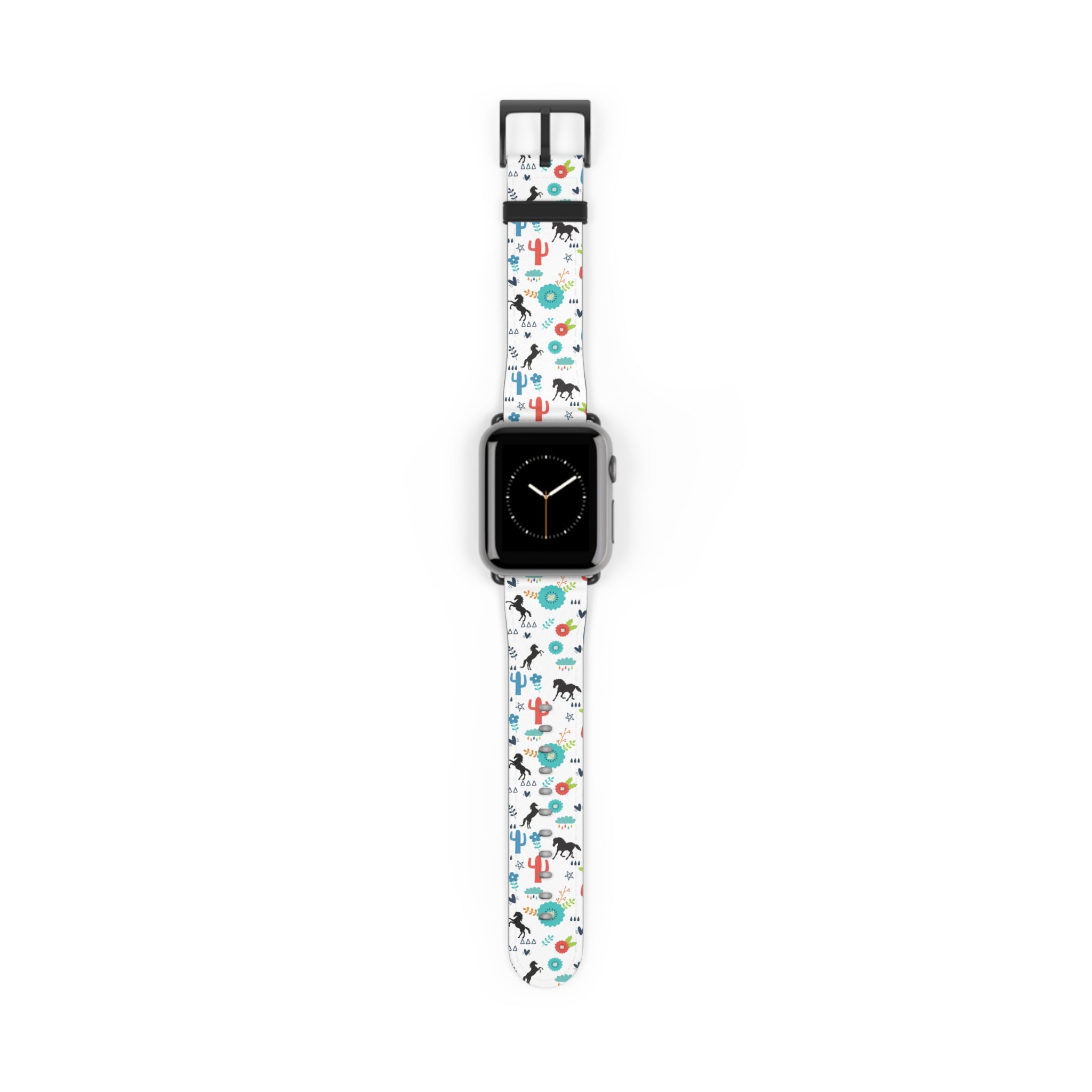 Horse Watch Band, Colorful Boho Western Apple Watch Strap for Cowgirls & Horse Lovers,